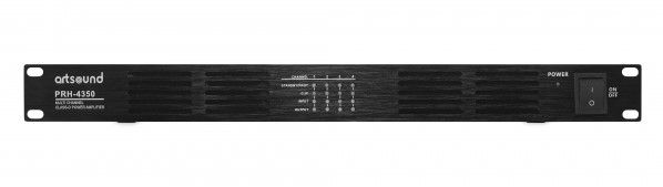 ArtSound 100V/PRO AMPS PRH-4350, amplifier, 100V & 8 ohm, 4x 350W class D, 1U (Unité)