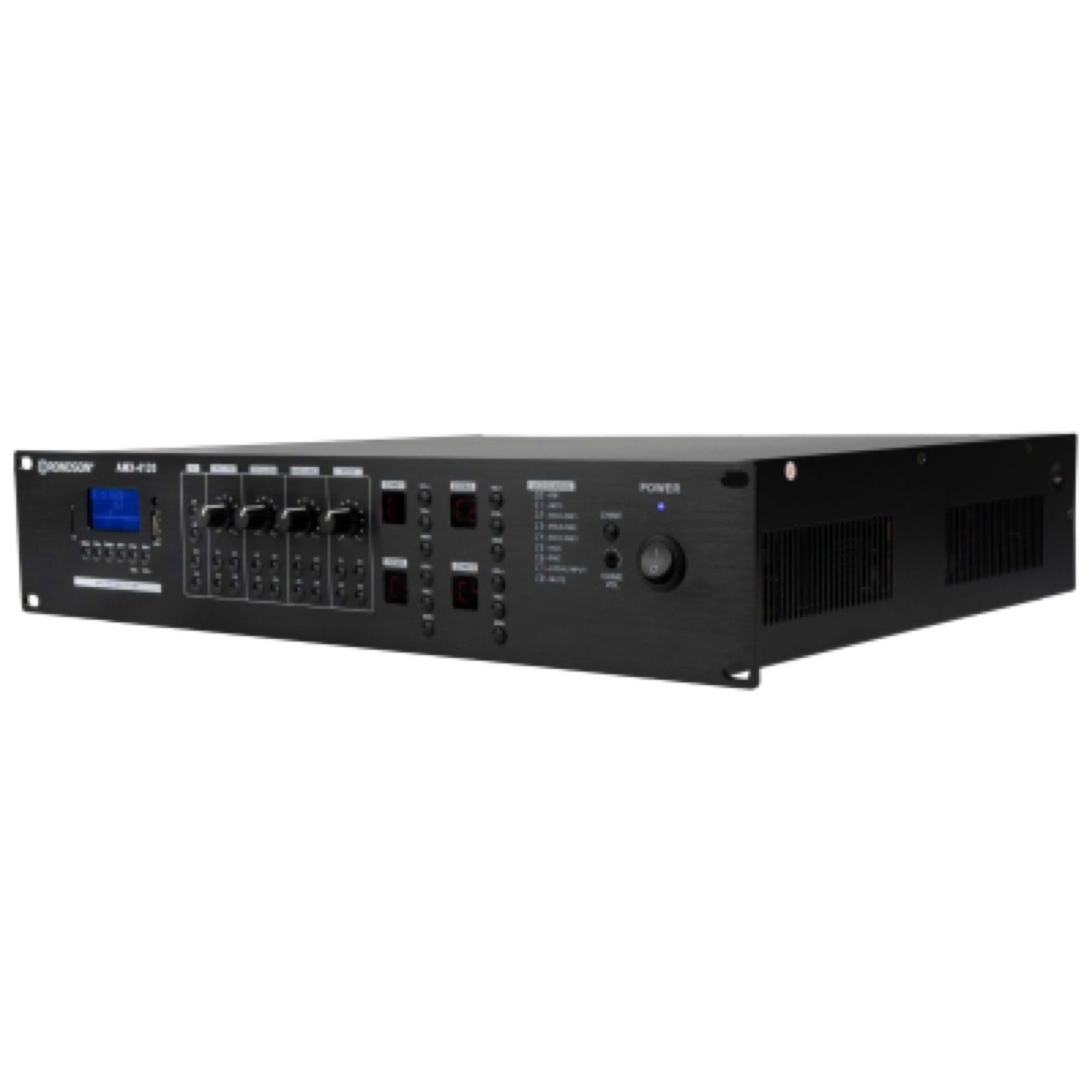 Amplificateur - mélangeur, 4 X 500 W, 19" avec 24V et music cut AMX-4500 RONDSON (4/6)
