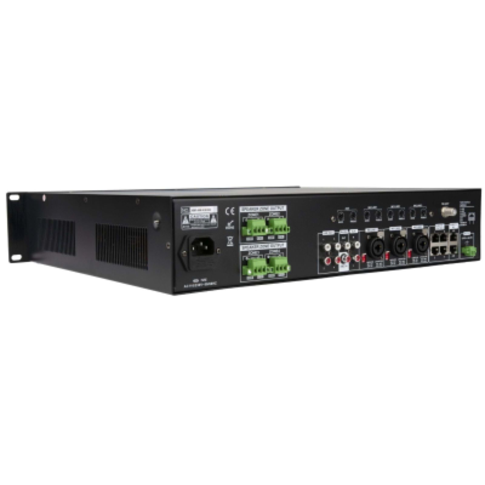 Amplificateur - mélangeur, 4 X 500 W, 19" avec 24V et music cut AMX-4500 RONDSON (5/6)