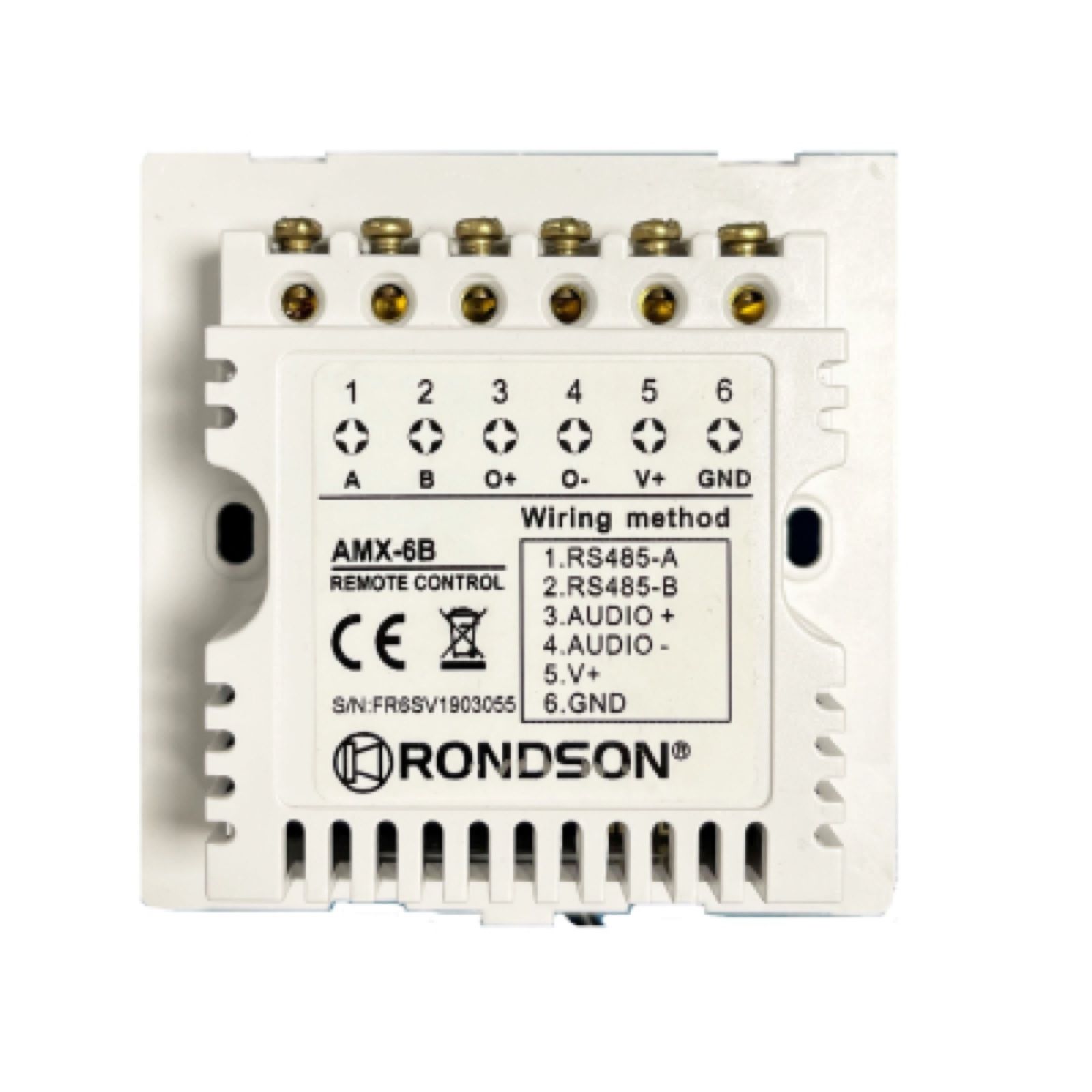 Panneau mural de commande à distance pour AMX-6120/6240 - Bluetooth AMX-6B RONDSON (2/2)