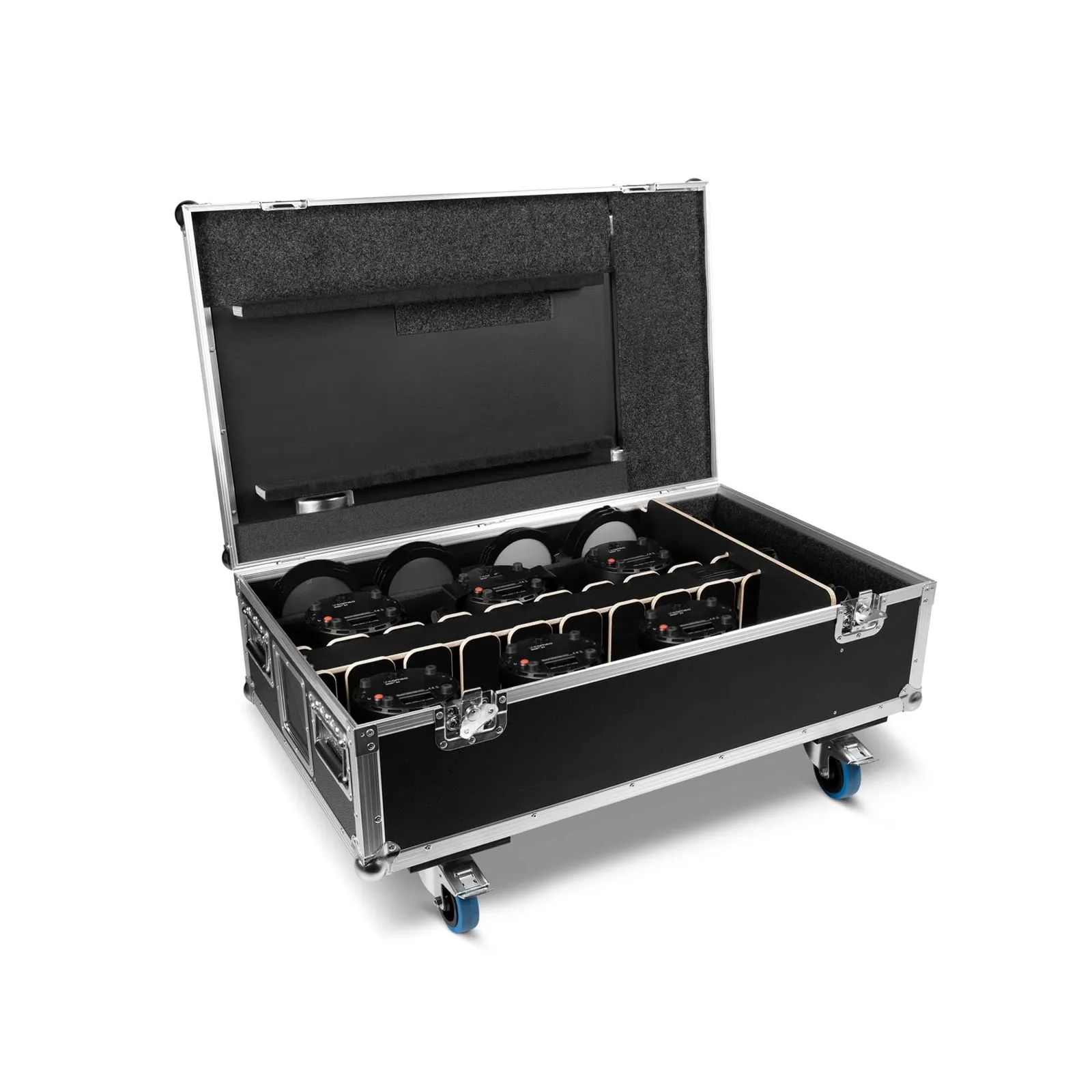 CAMEO DROP® B4 TOURING SET 2 6 x CLDROPB4 B4 dans le flightcase de chargement avec alimentation électrique (5/6)