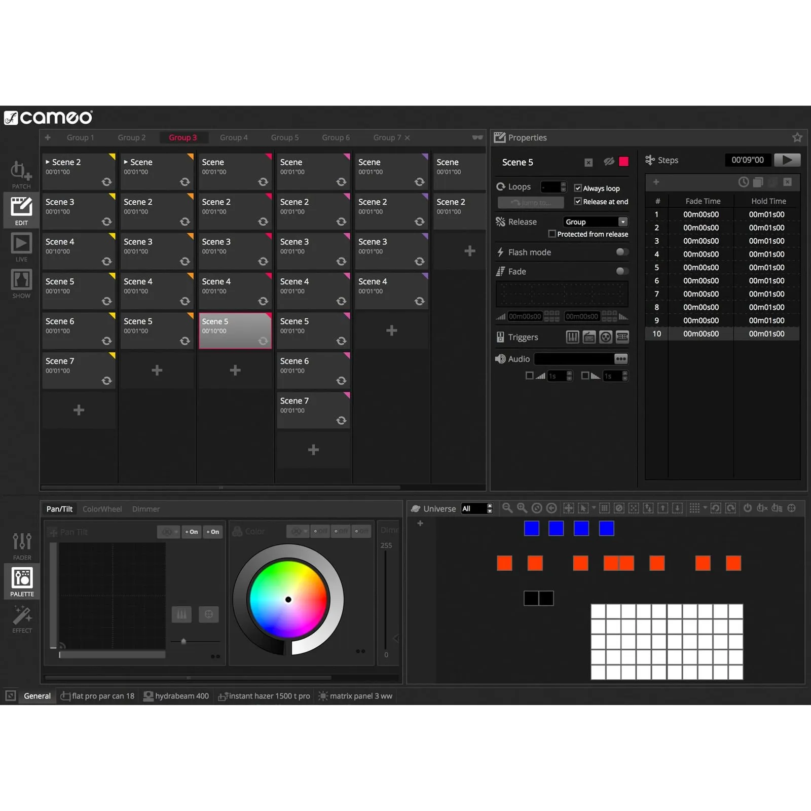 CAMEO DVC CUE Interface USB vers DMX avec jusqu'à 2048 canaux DMX et panneau de commande éclairé (5/5)