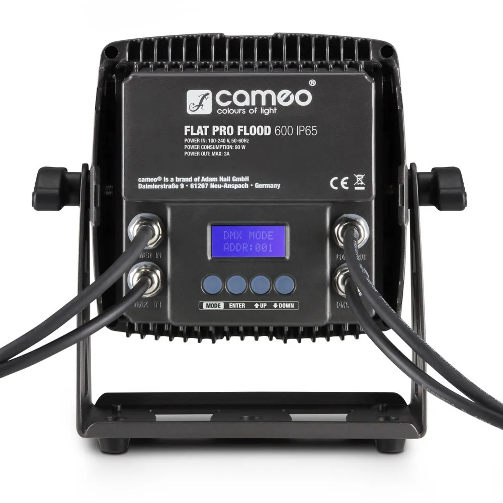 CAMEO FLOOD 600 IP65 Projecteur extérieur avec 9 LEDs « 6 en 1 » RGBWA+UV 12 W (4/6)