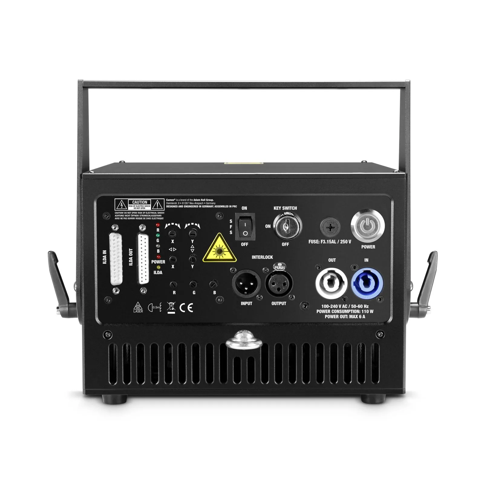 CAMEO D FORCE 3000 RGB Laser show professionnel pures diodes (3/6)