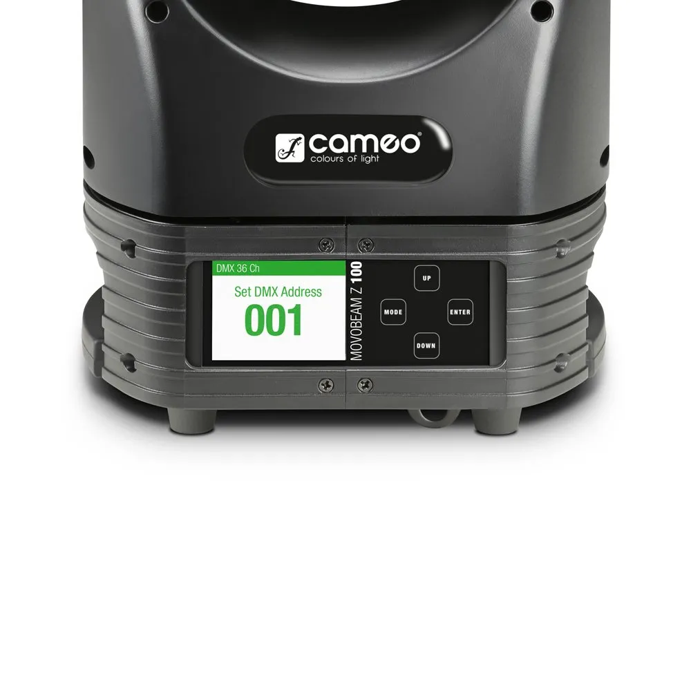 CAMEO MOVO BEAM Z100 Projecteur asservi avec couronne de LED, rotation illimitée et zoom (4/6)
