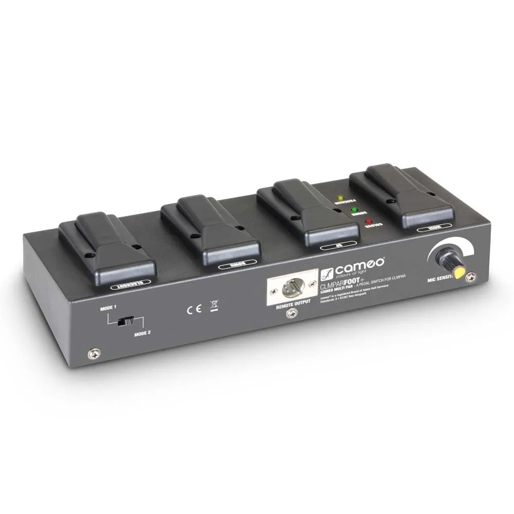 CAMEO Multi PAR FOOT PLUS Pédalier 4 Interrupteurs pour tout les Sets de Projecteurs CLMPAR (2/2)