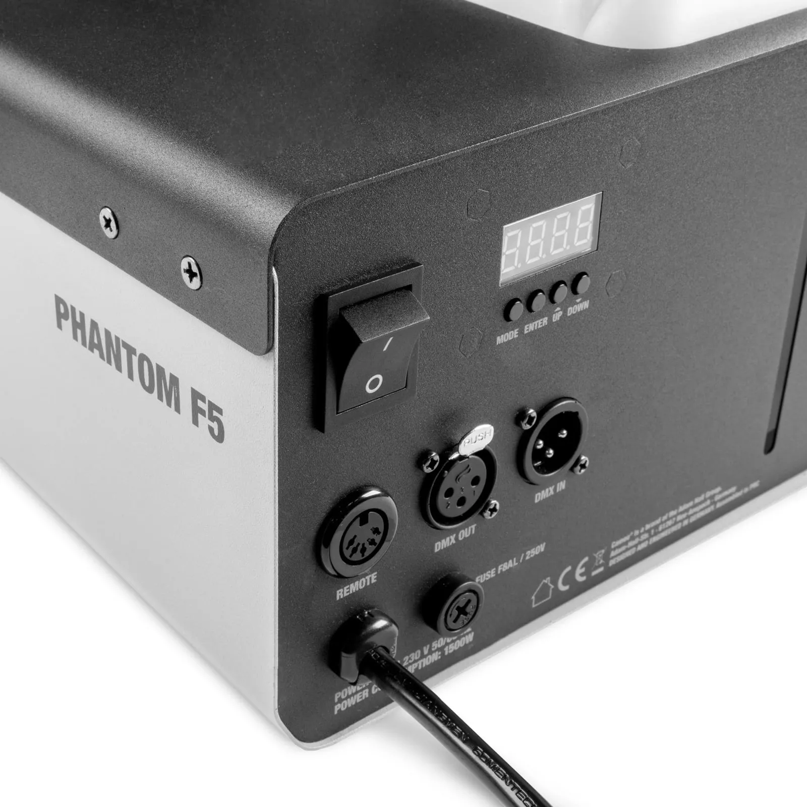 CAMEO PHANTOM F5 Machine à fumée d'une puissance de 1500W avec éclairage bicolore du réservoir (6/6)