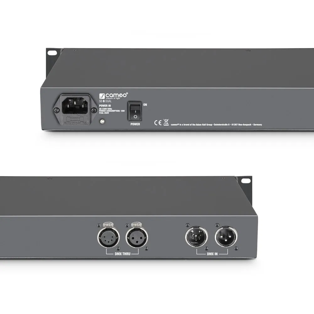 CAMEO SB 6 DUAL Splitter/Booster DMX 6 canaux (XLR 3 points et XLR 5 points) (4/5)