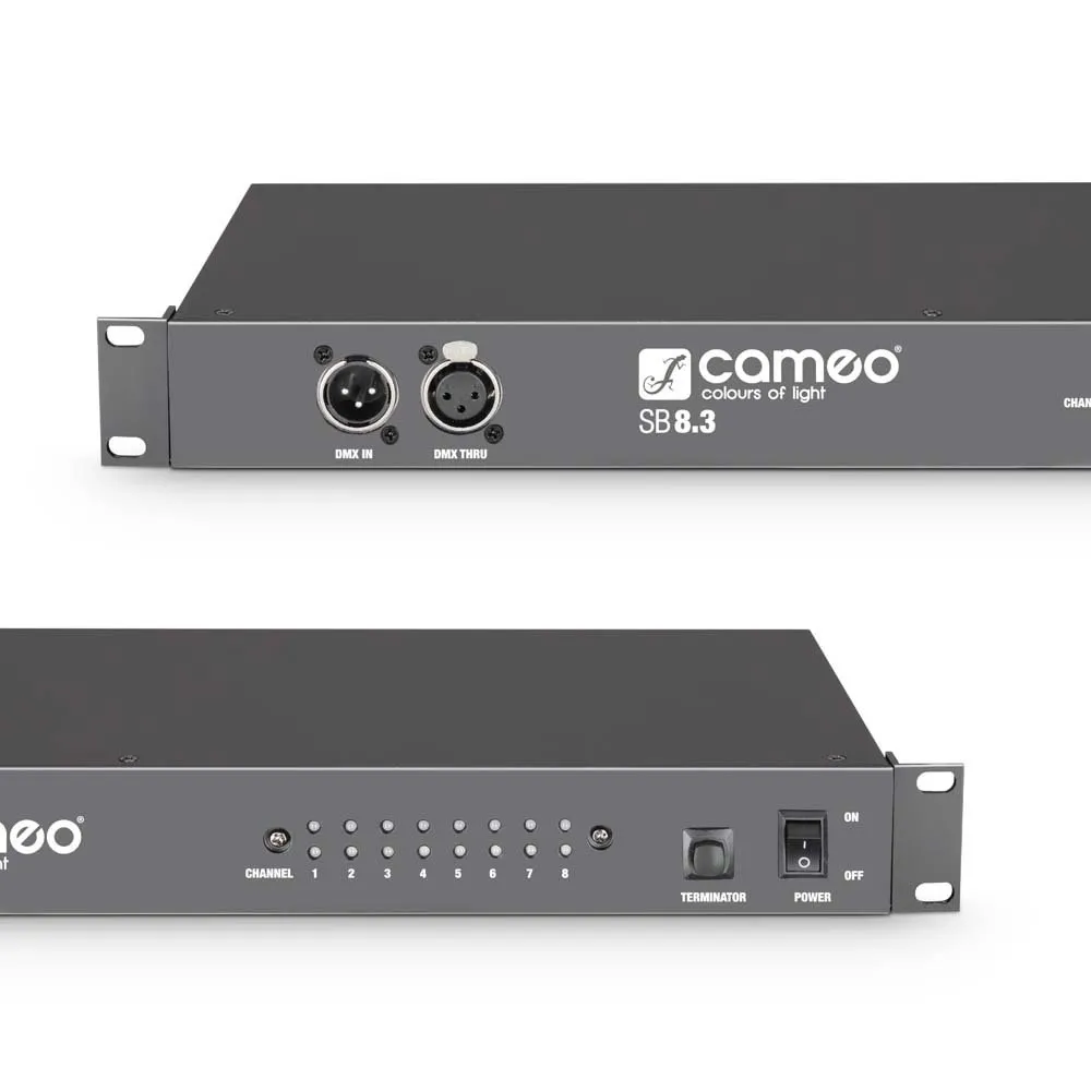 CAMEO SB8.3 Splitter/Booster DMX 8 canaux (XLR 3 points) (4/6)