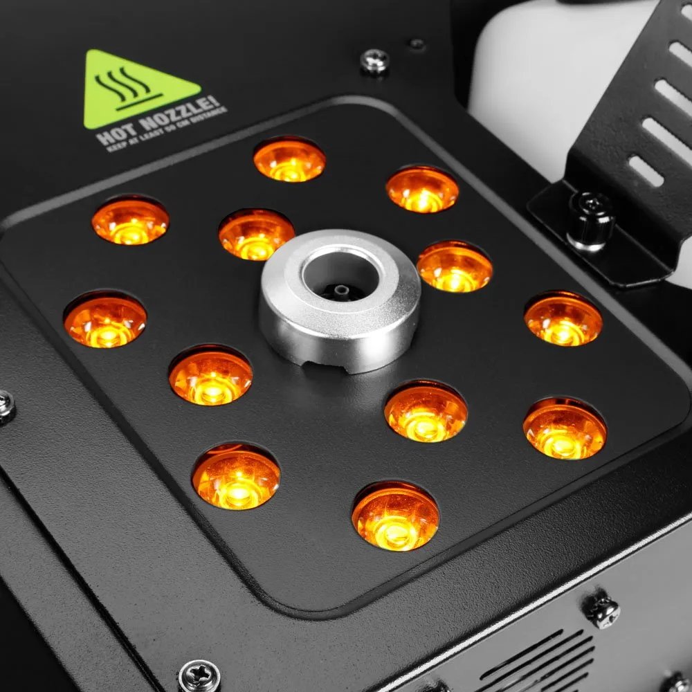 CAMEO STEAM WIZARD 2000 Fog Machine with RGBA LEDs for Coloured Fog Effects (6/6)