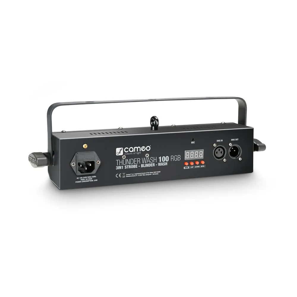 CAMEO THUNDER® WASH 100 RGB Projecteur 3 en 1 (Strobe, Blinder, Wash) 132 LEDs 0,2 W RGB (2/6)