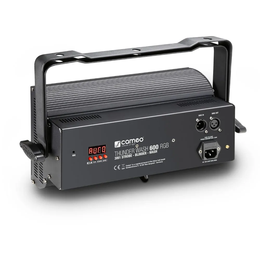 CAMEO THUNDER® WASH 600 RGB Projecteur 3 en 1 (Strobe, Blinder, Wash) 648 LEDs 0,2 W RGB (2/6)