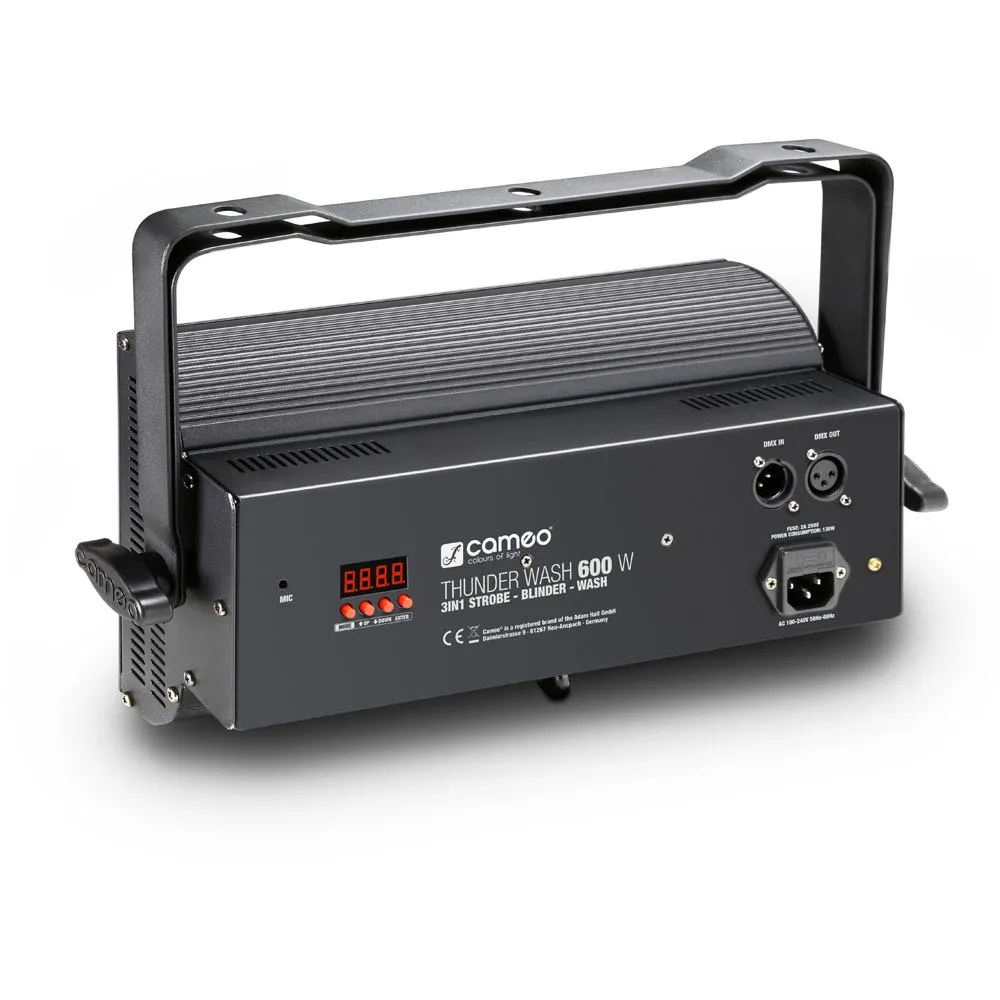 CAMEO THUNDER® WASH 600 W Projecteur 3 en 1 (Strobe, Blinder, Wash) 648 LEDs 0,2 W blanches (2/6)