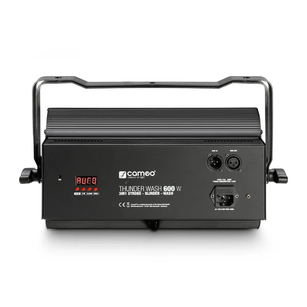 CAMEO THUNDER® WASH 600 W Projecteur 3 en 1 (Strobe, Blinder, Wash) 648 LEDs 0,2 W blanches (4/6)