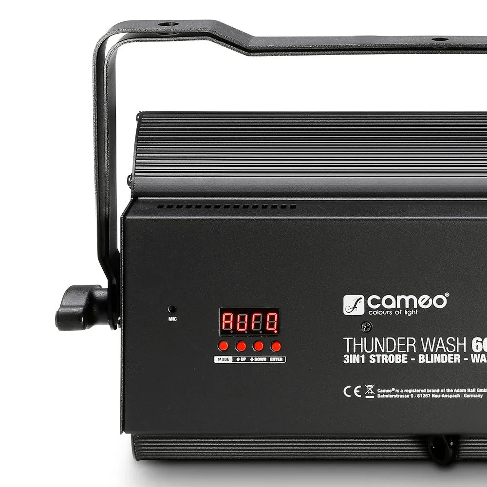 CAMEO THUNDER® WASH 600 W Projecteur 3 en 1 (Strobe, Blinder, Wash) 648 LEDs 0,2 W blanches (5/6)
