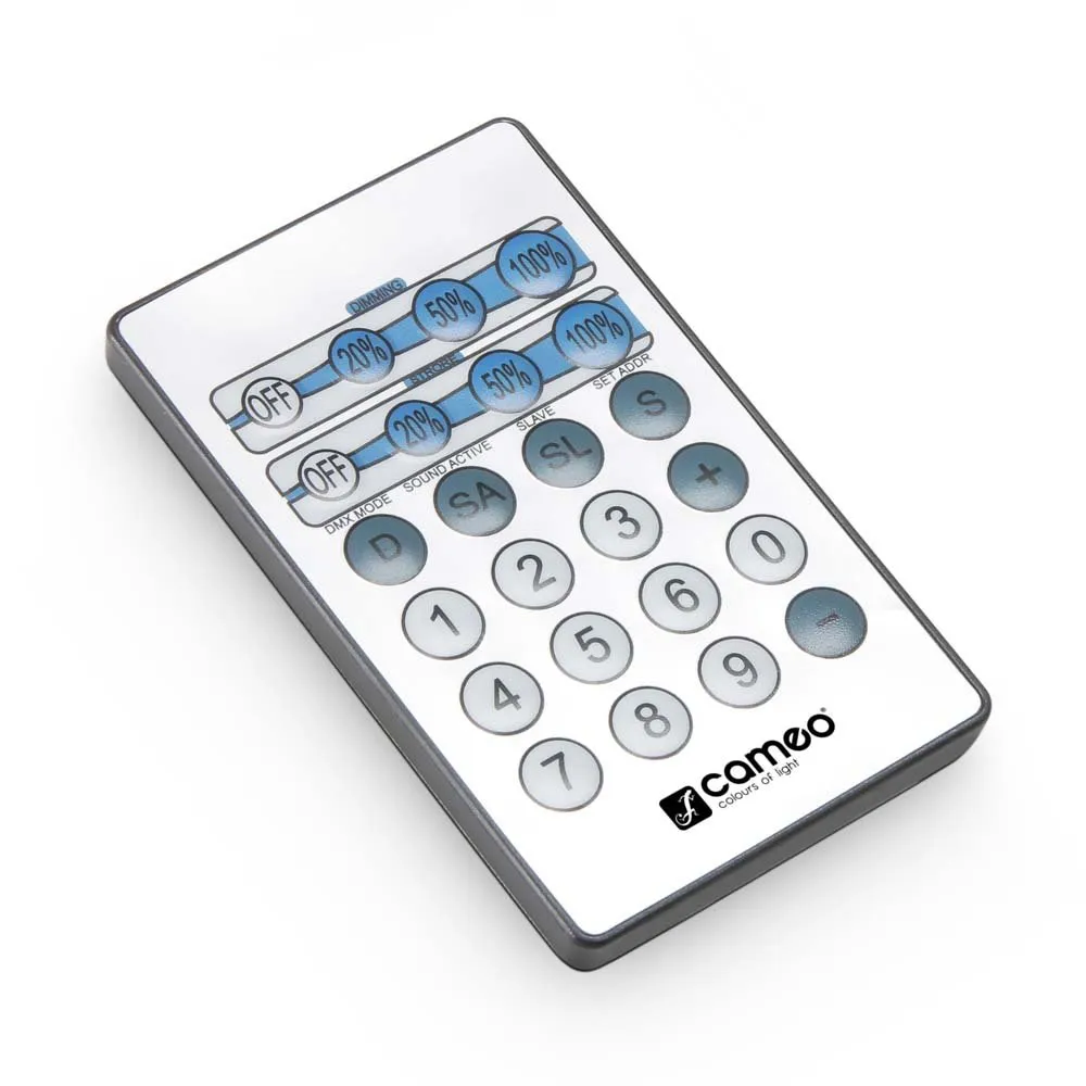 CAMEO UV BAR 200 IR Barre LED 12 x 3 W UV noire avec télécommande infrarouge (6/6)