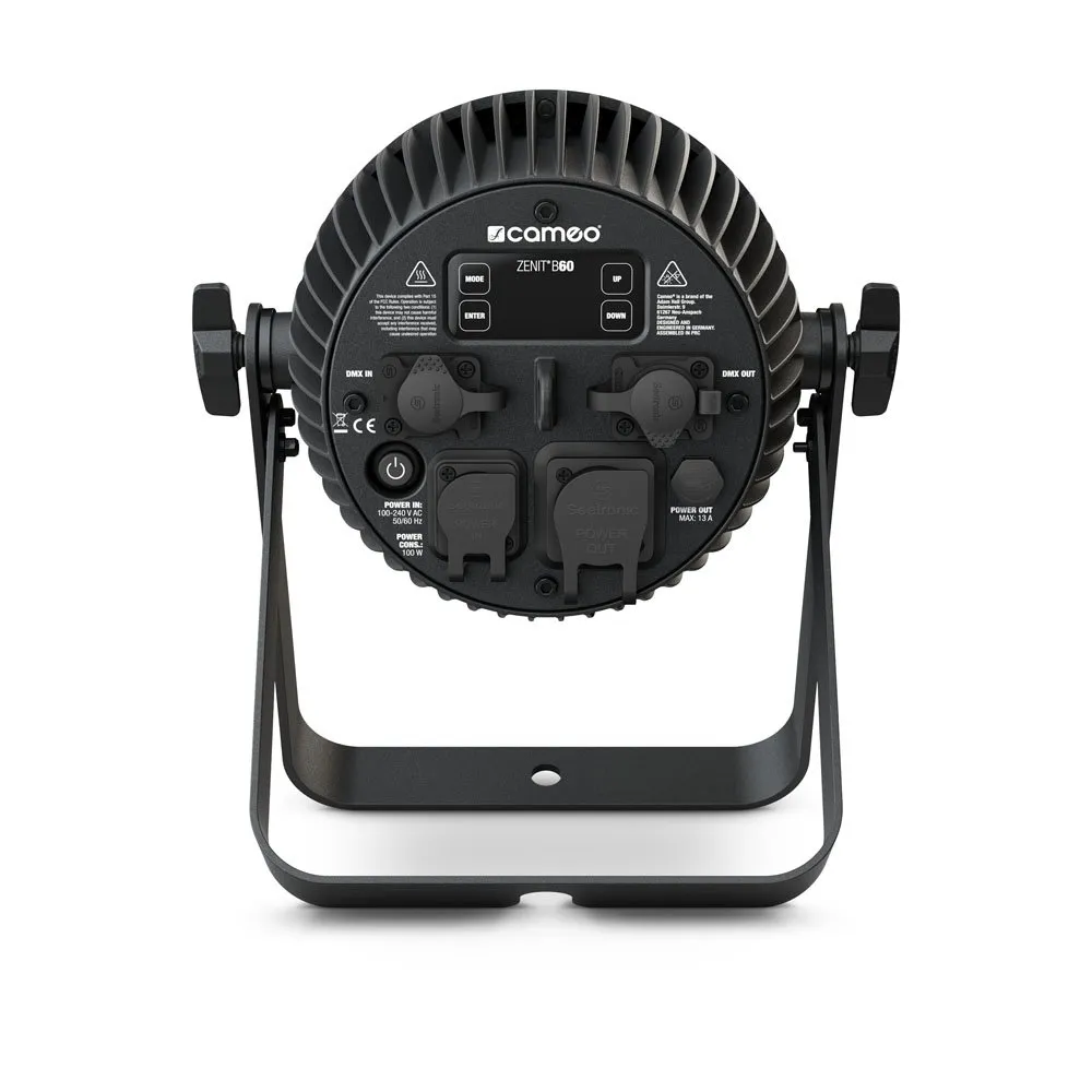 CAMEO ZENIT® B60 B LSD Projecteur W-DMX™ IP65 PAR noir, fonctionnant sur batterie (4/6)