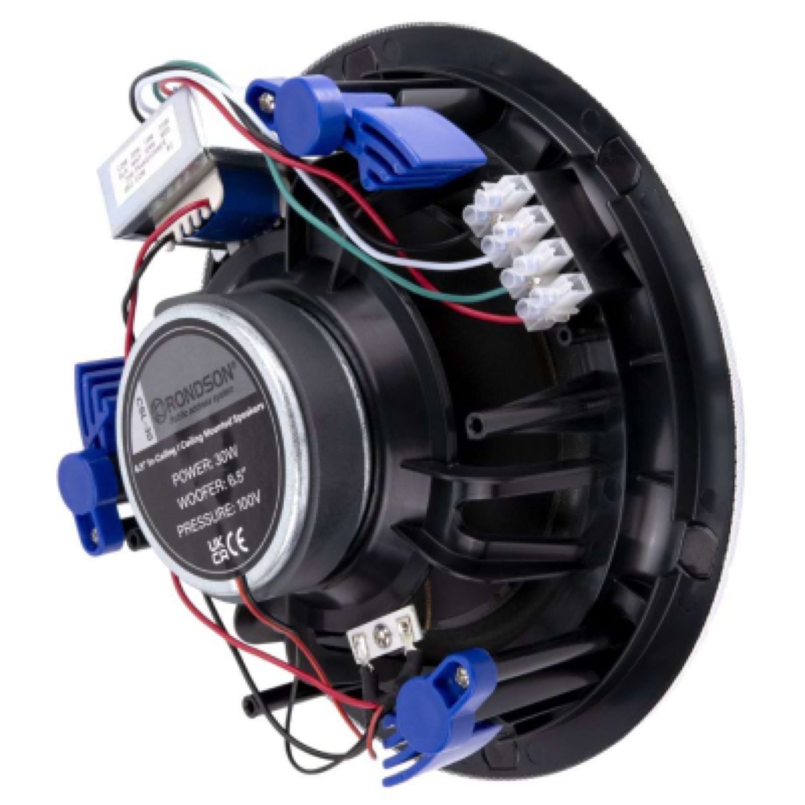 Haut-parleur encastrable 30/15/7,5W - 100V - grille aimantée CSL-30 RONDSON (5/6)