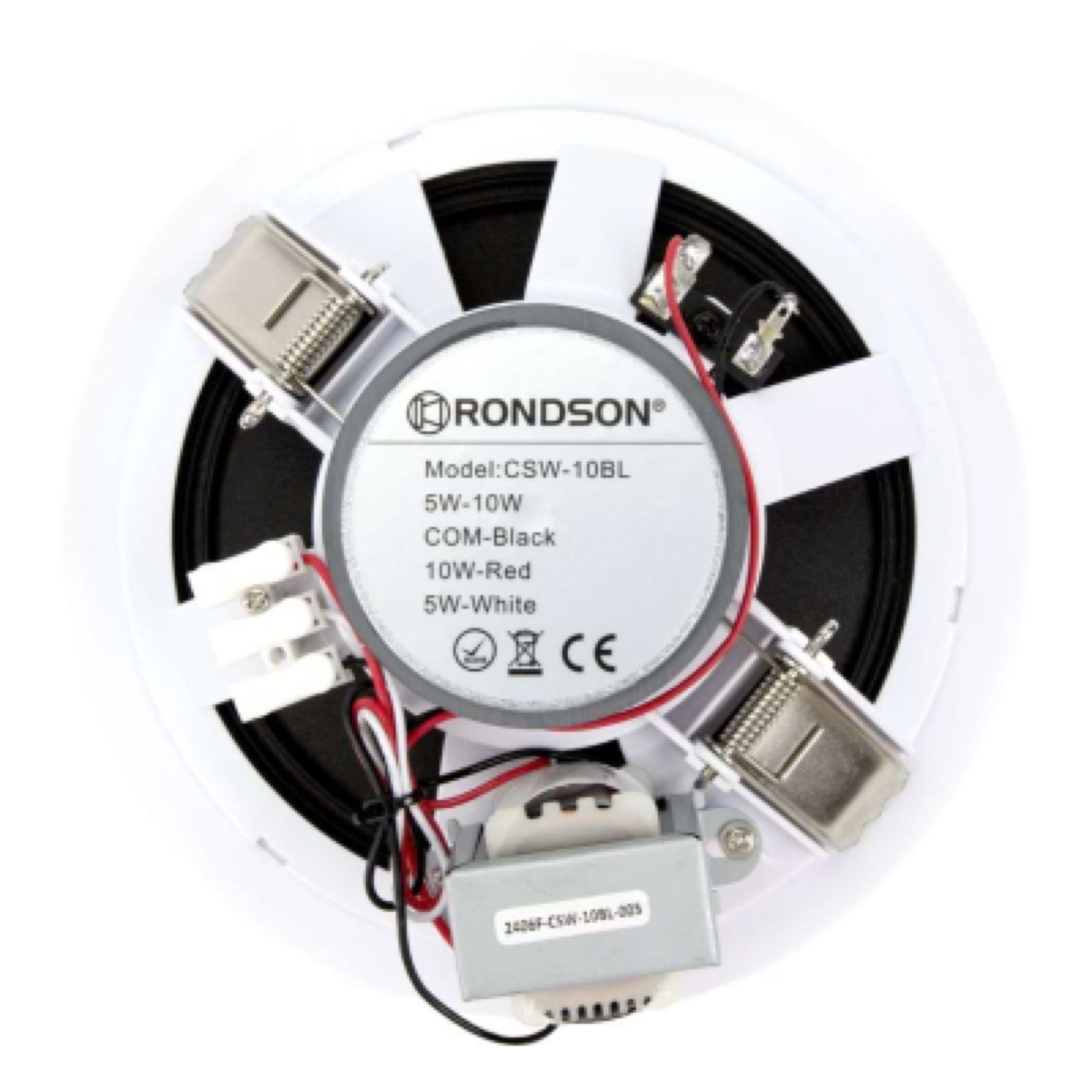 Rondson CSW-10BL Haut-parleur plafond tropicalisé 10W avec une étanchéité IP66 (6/6)
