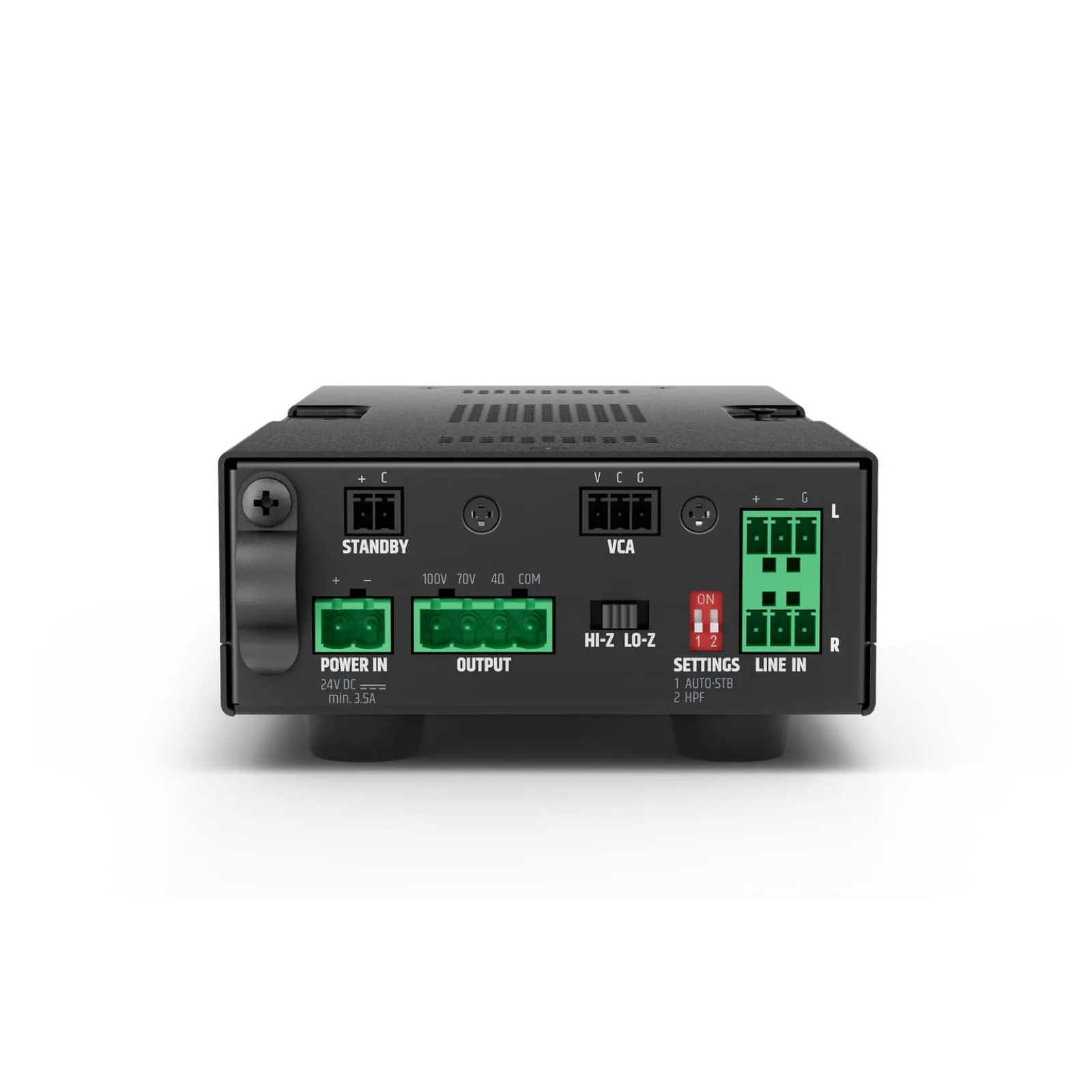 LDSYSTEMS AMP106T 1-Channel Mini Installation Power Amplifier 60 W @ 4 Ohm / 70V/100V (4/5)