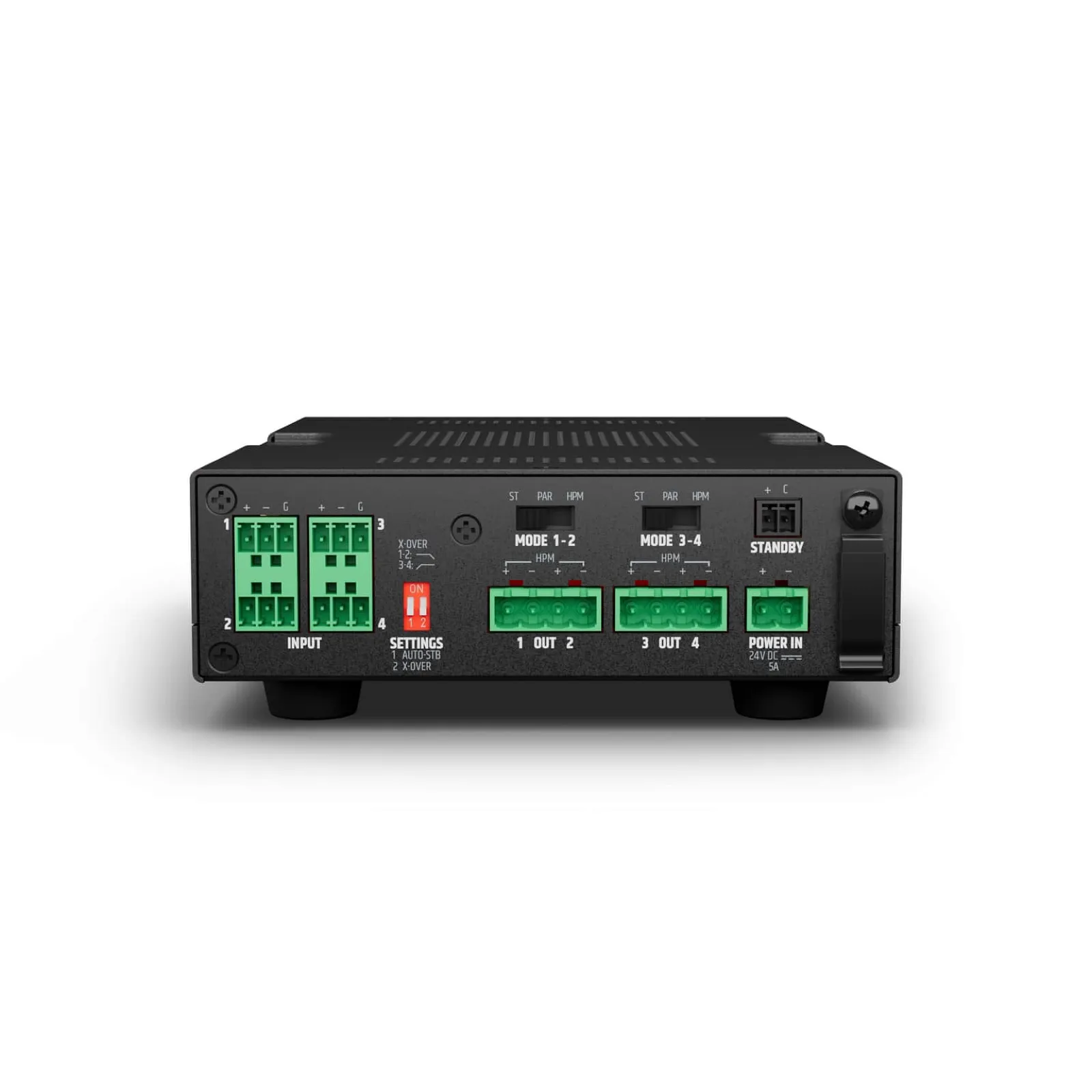 LDSYSTEMS AMP405 4-Channel Mini Installation Power Amplifier 4 × 50 W @ 4 Ohm (4/4)