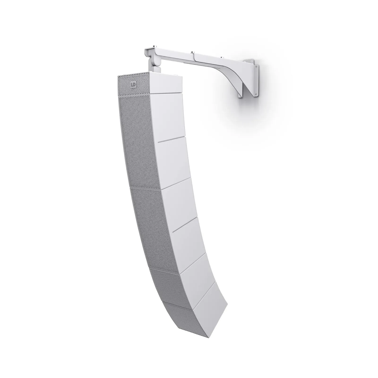 LDSYSTEMS CURV500WMBLW CURV 500 Tilt & Swivel Wall Mount Bracket for Up to 6 Satellites, White (2/5)