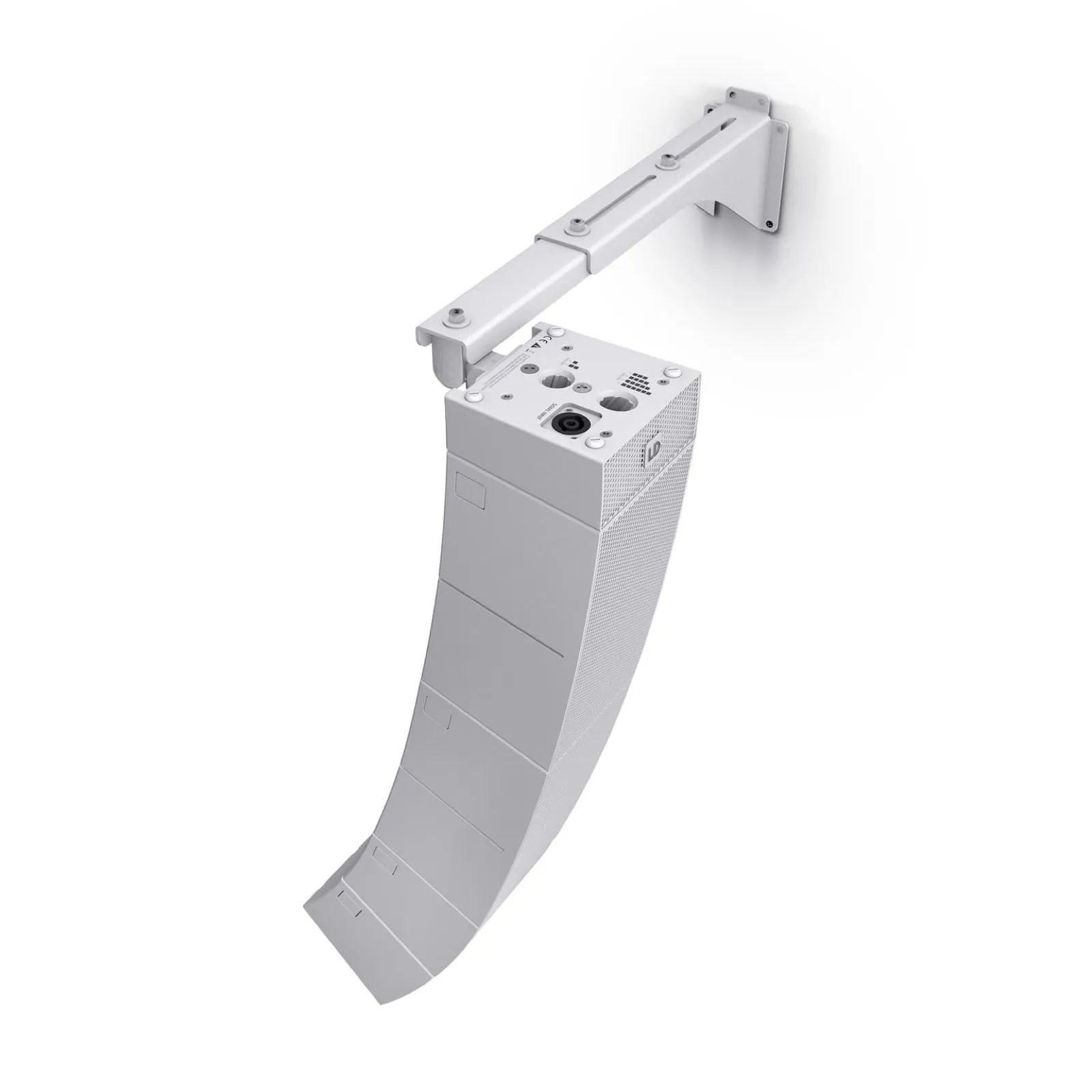 LDSYSTEMS CURV500WMBLW CURV 500 Tilt & Swivel Wall Mount Bracket for Up to 6 Satellites, White (3/5)