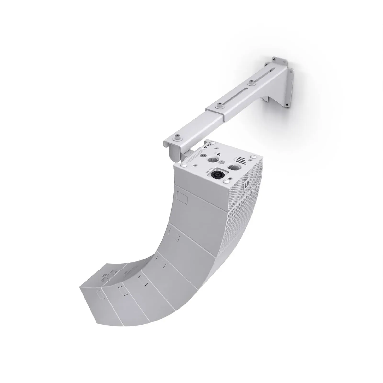 LDSYSTEMS CURV500WMBLW CURV 500 Tilt & Swivel Wall Mount Bracket for Up to 6 Satellites, White (5/5)