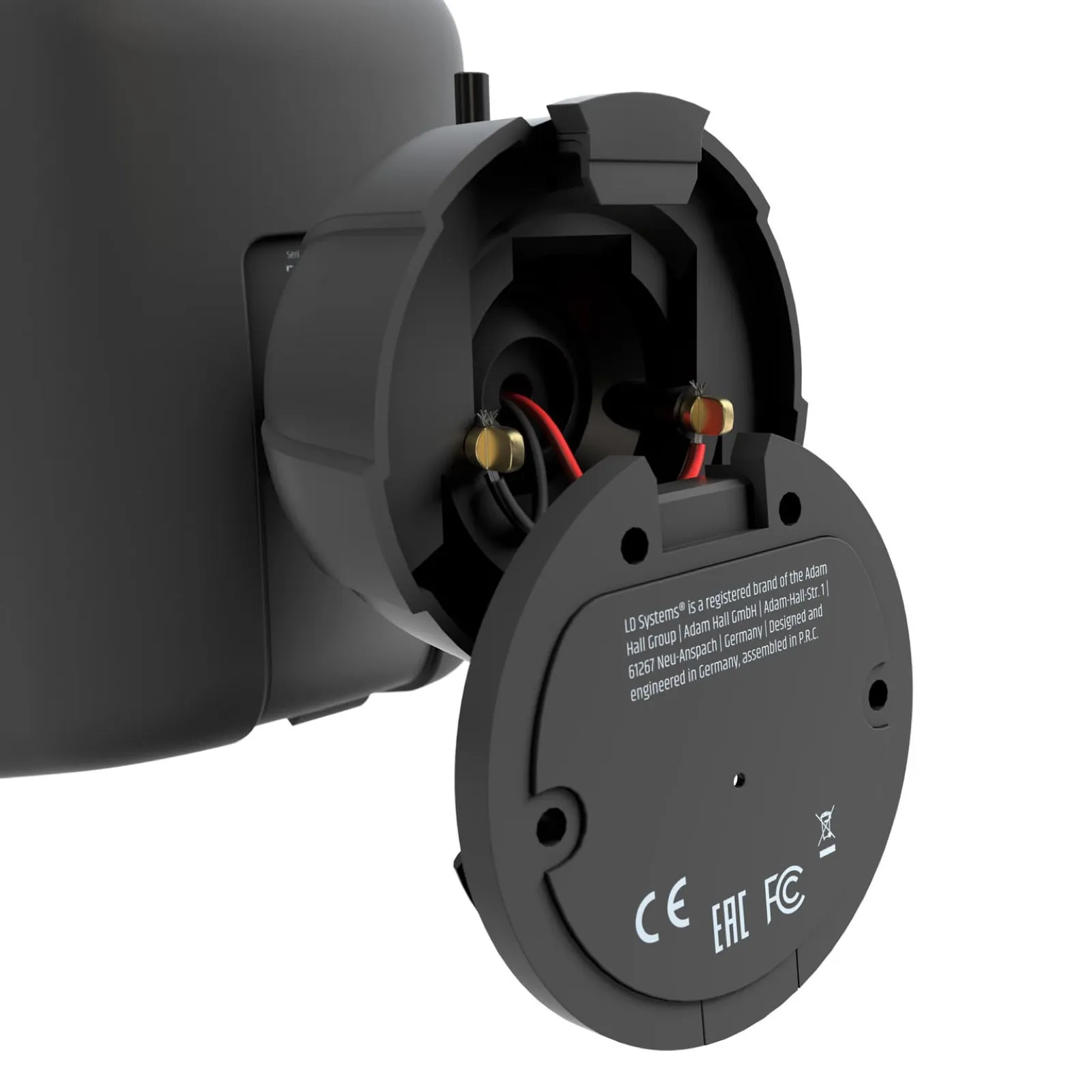 LDSYSTEMS DQOR3TB 3" Two-way Passive Indoor/Outdoor Installation Loudspeaker 16 Ohm, 70/100 V, black (Pair) (6/6)
