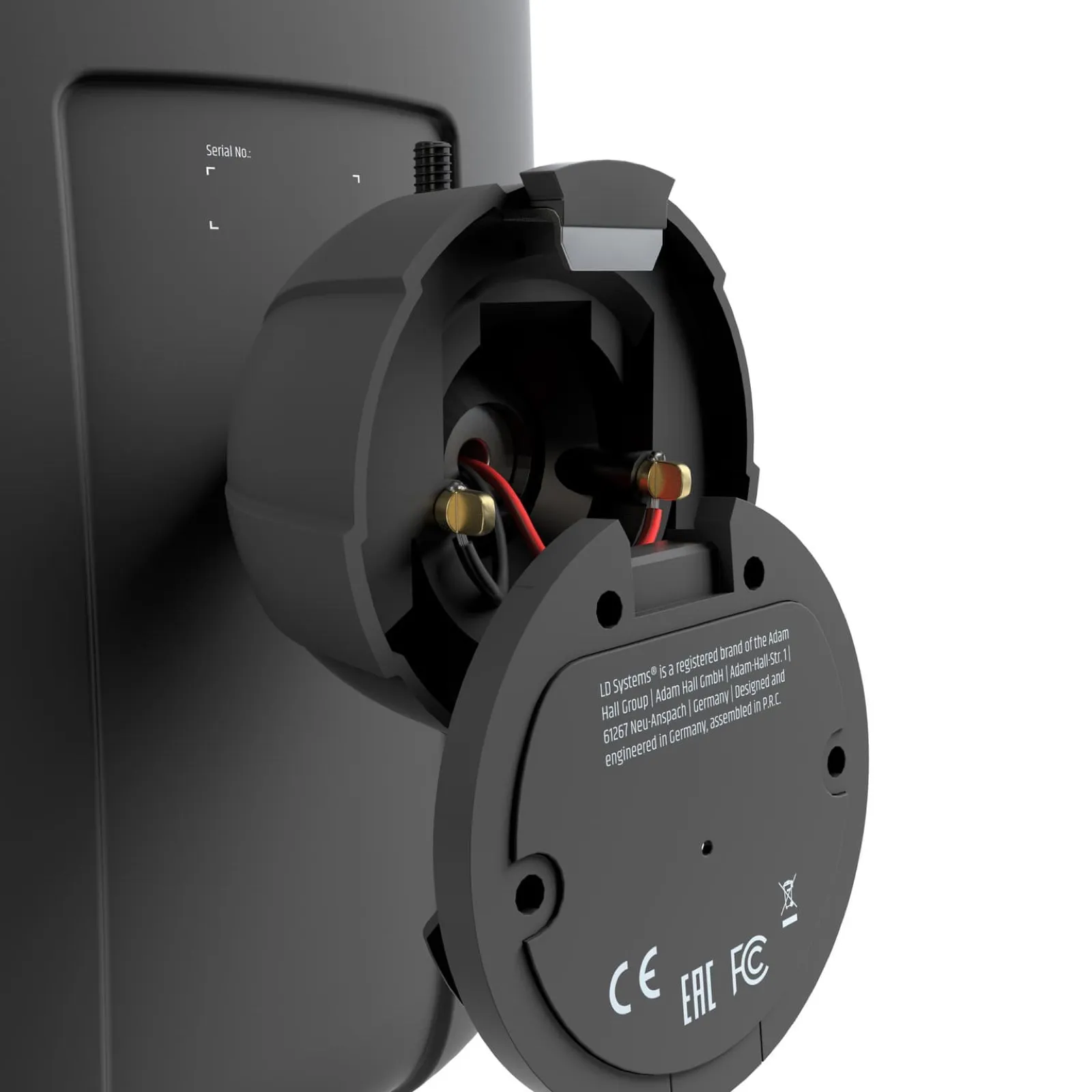 LDSYSTEMS DQOR8B 8" Two-way Passive Indoor/Outdoor Installation Loudspeaker 8 Ohm, black (6/6)