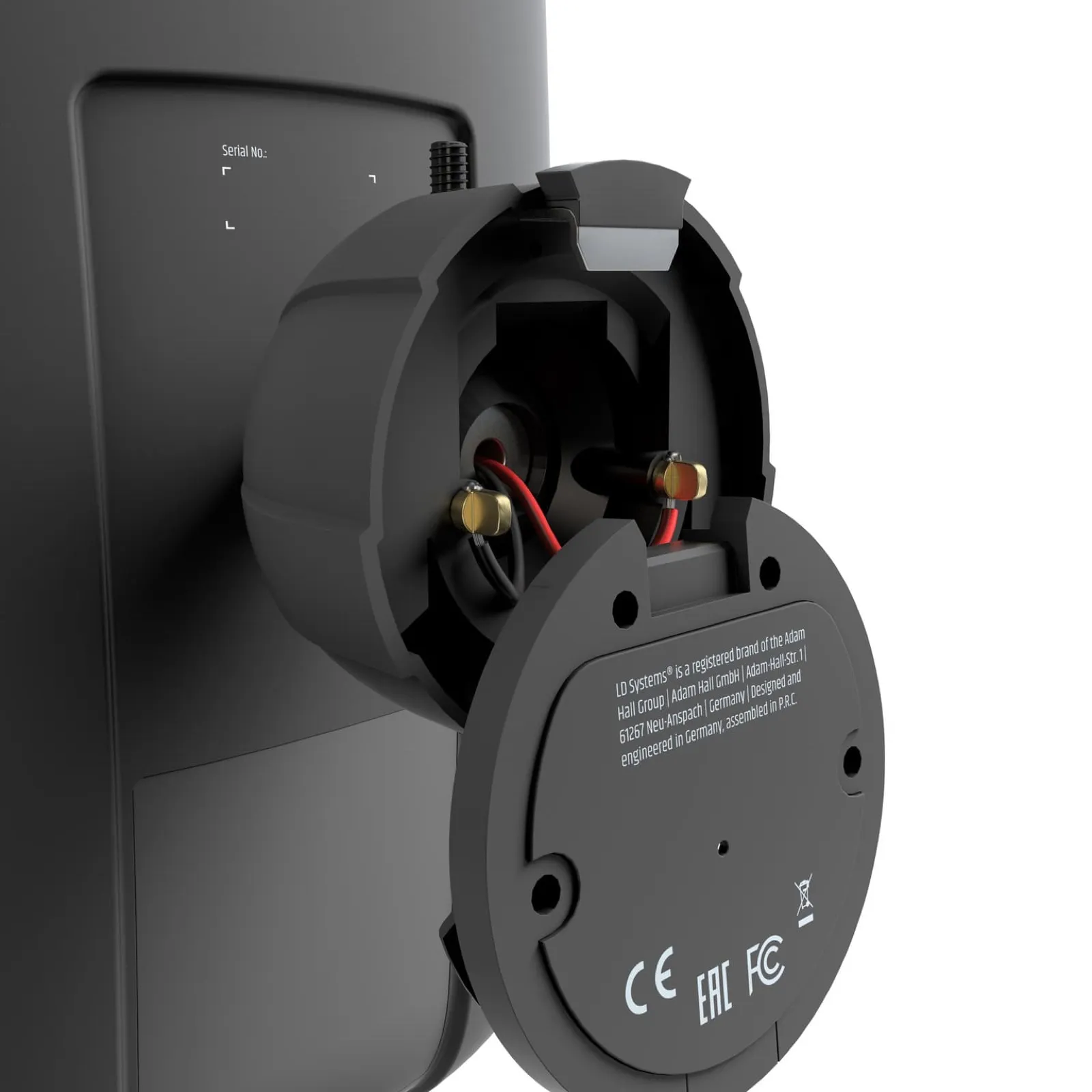 LDSYSTEMS DQOR8TB 8" Two-way Passive Indoor/Outdoor Installation Loudspeaker 16 Ohm, 70/100 V, black (6/6)