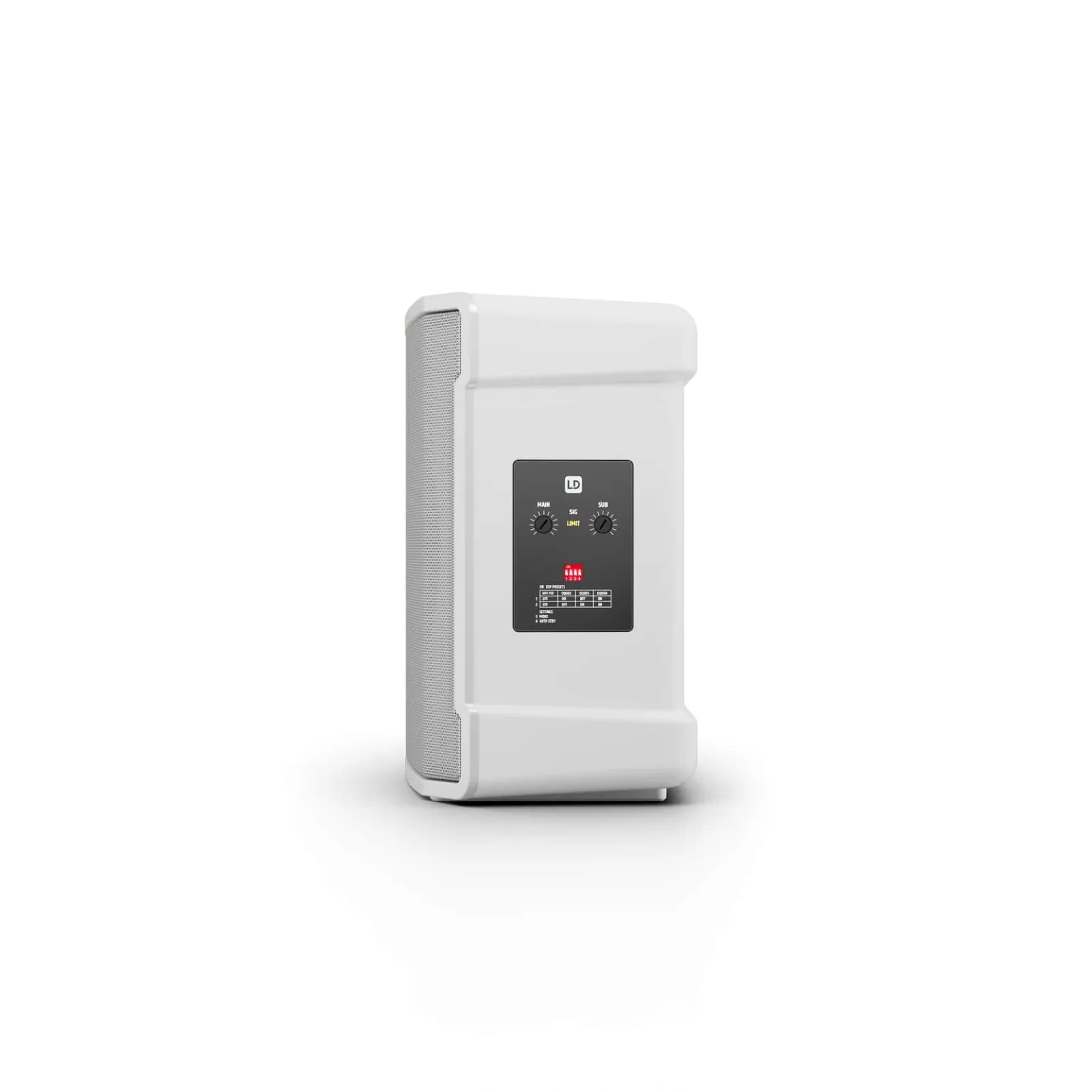 LDSYSTEMS DQORSUB8AW Powered Installation Subwoofer with integrated satellite amplification, white (3/6)