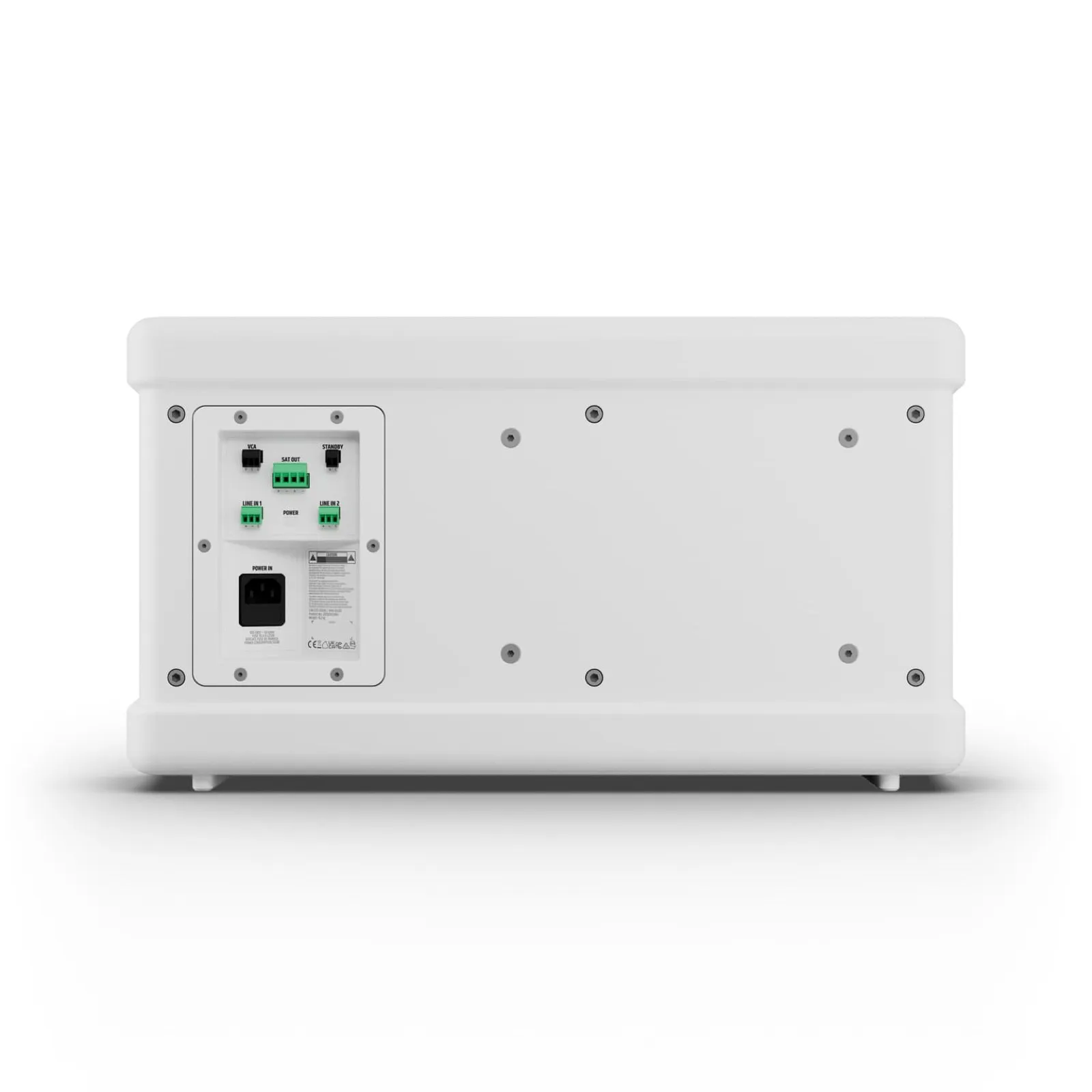 LDSYSTEMS DQORSUB8AW Powered Installation Subwoofer with integrated satellite amplification, white (5/6)