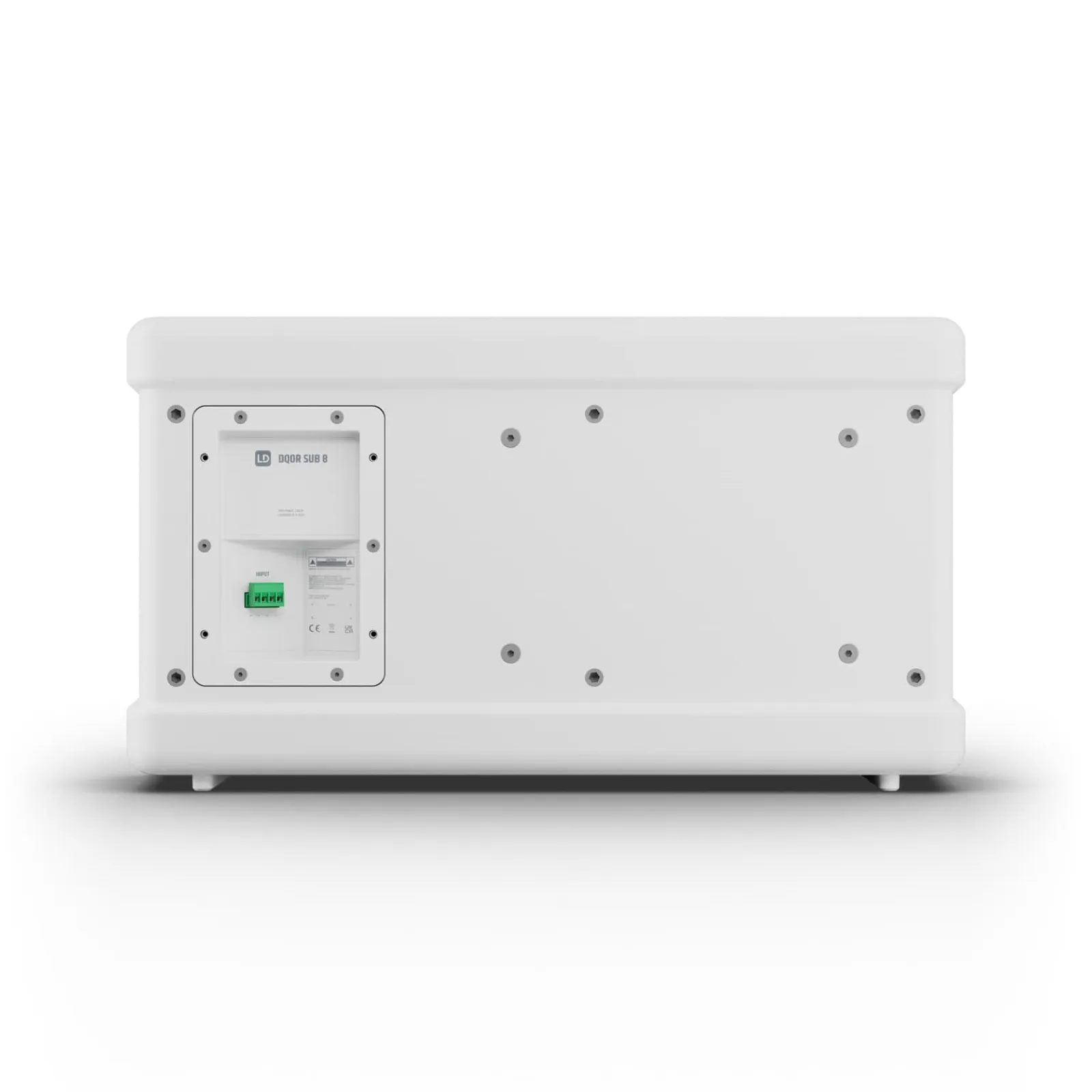 LDSYSTEMS DQORSUB8W Passive Indoor/Outdoor Installation Subwoofer, white (5/6)