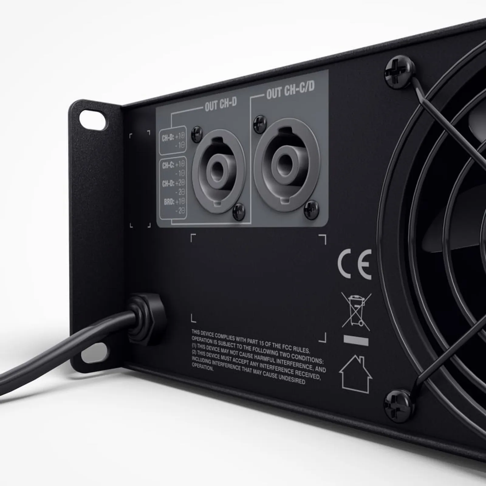 LDSYSTEMS DSP44K 4-Channel DSP Amplifier with Dante (6/6)