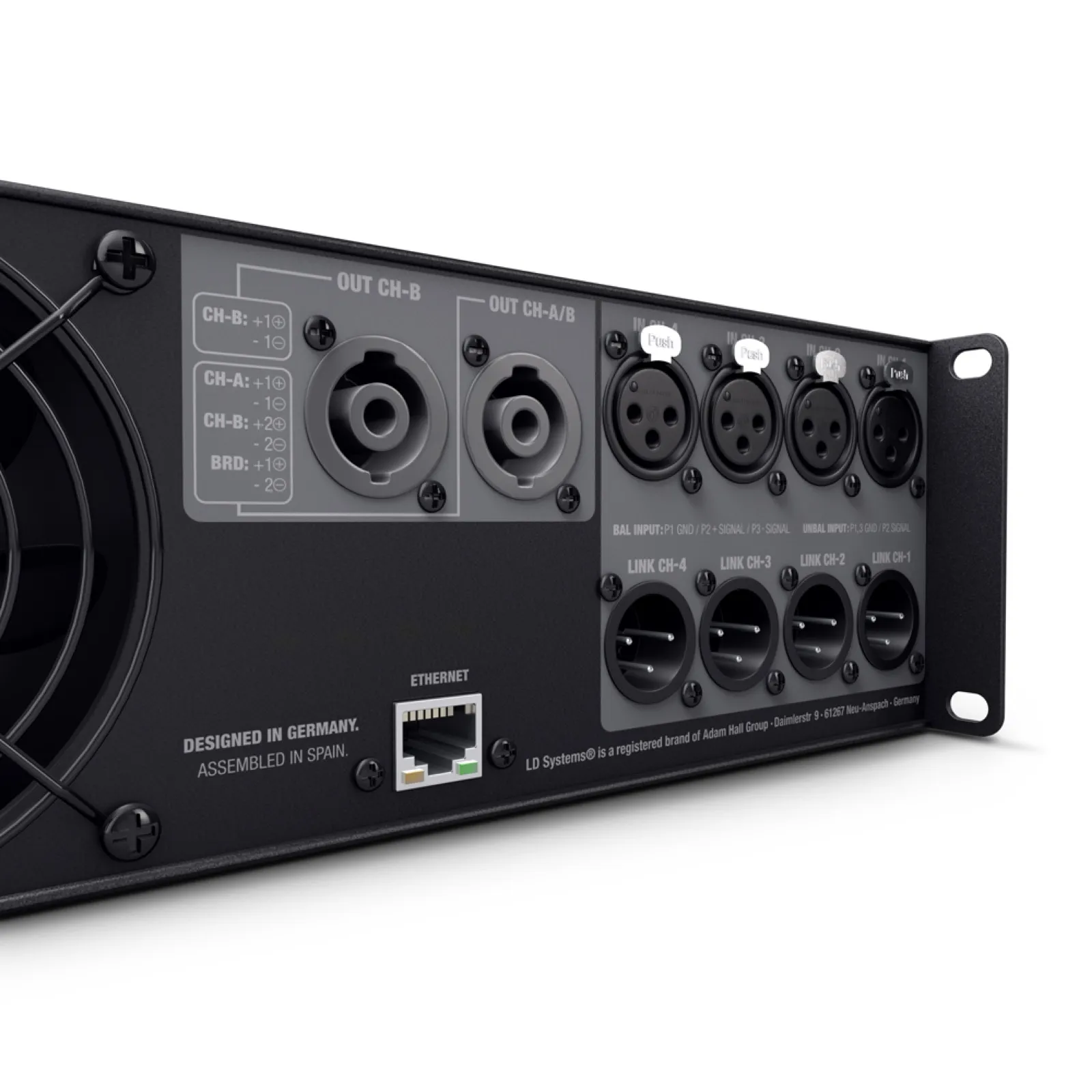 LDSYSTEMS DSP45K 4-Channel Power Amplifier with DSP (5/6)
