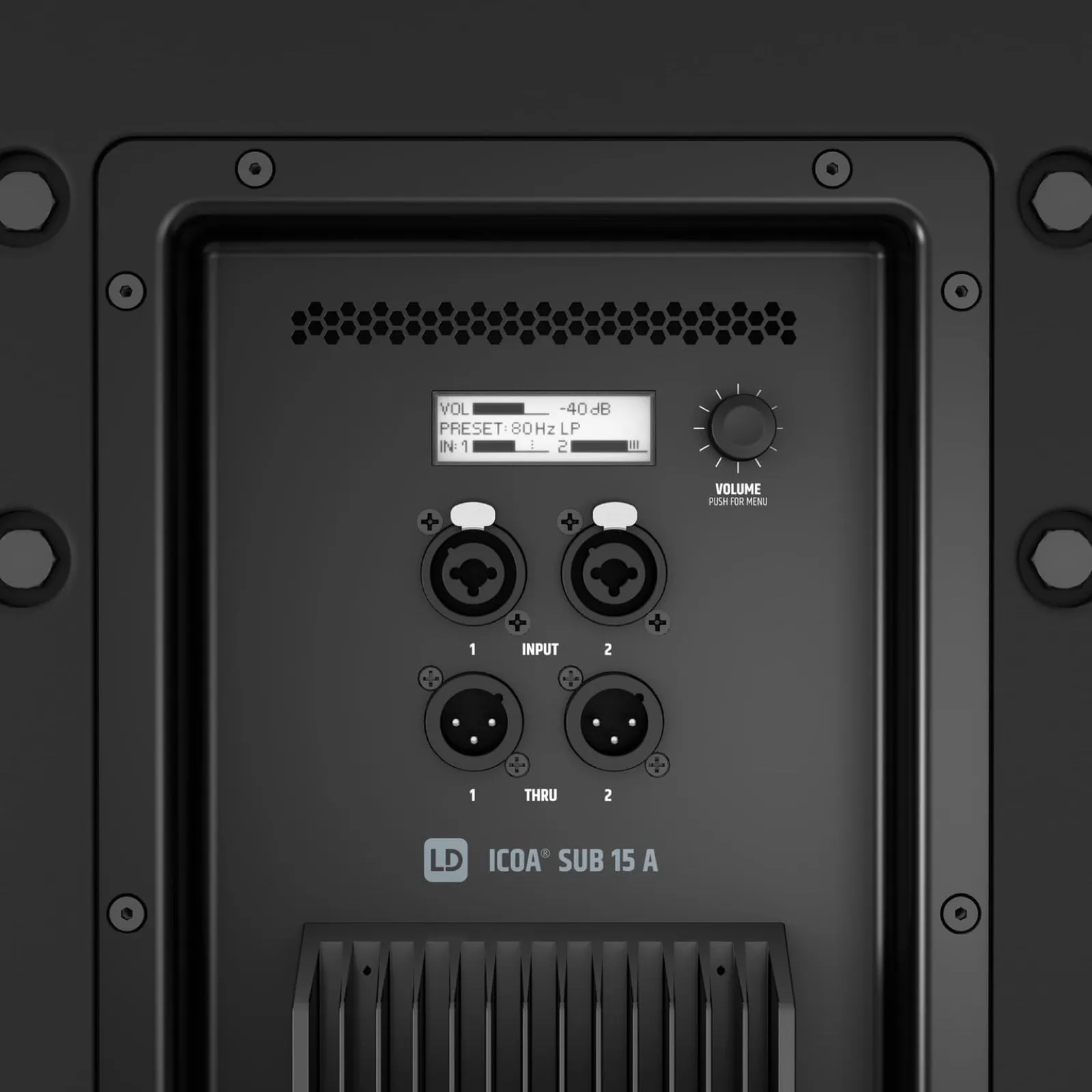 LDSYSTEMS ICOASUB15A Powered 15" Bass Reflex PA Subwoofer (6/6)