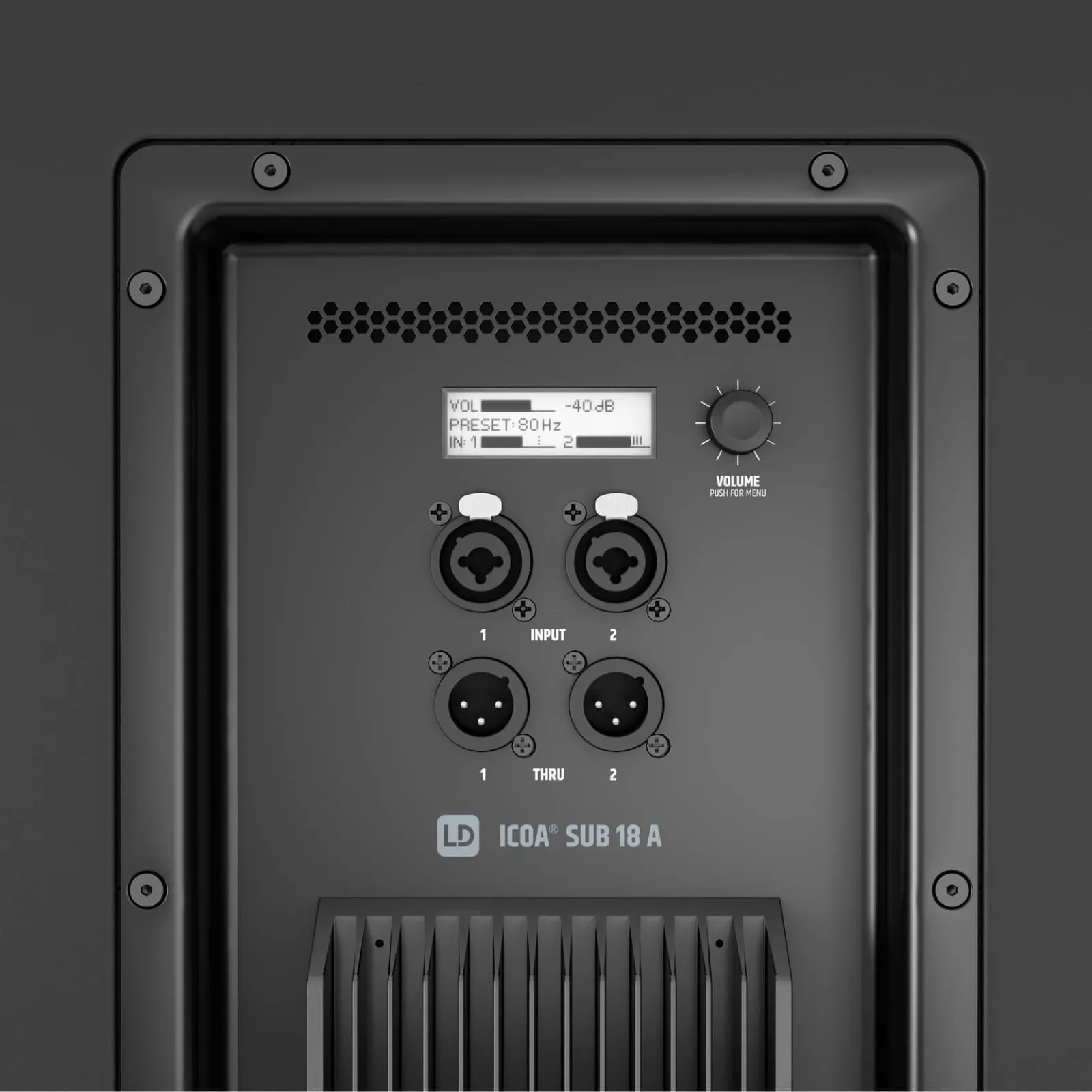 LDSYSTEMS ICOASUB18A Powered 18" Bass Reflex PA Subwoofer (6/6)