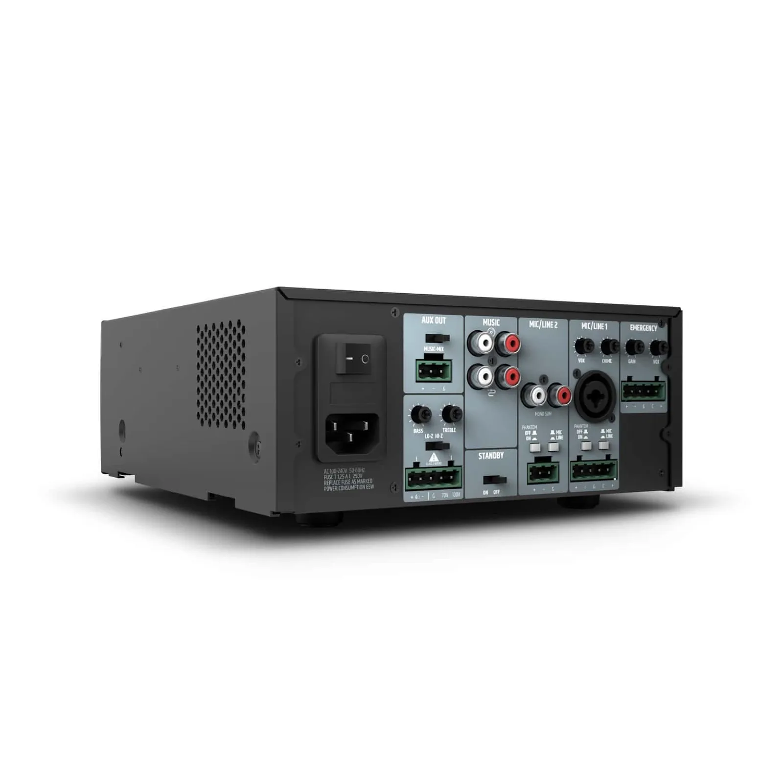 LDSYSTEMS IMA30 Installation Mixing Amplifier 35W @ 4 Ohms / 100 V / 70 V (2/6)