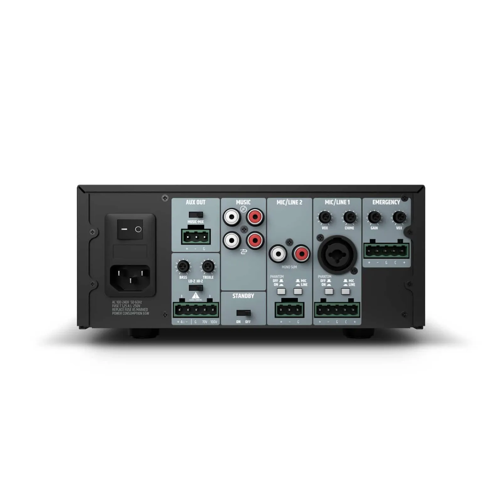 LDSYSTEMS IMA30 Installation Mixing Amplifier 35W @ 4 Ohms / 100 V / 70 V (4/6)