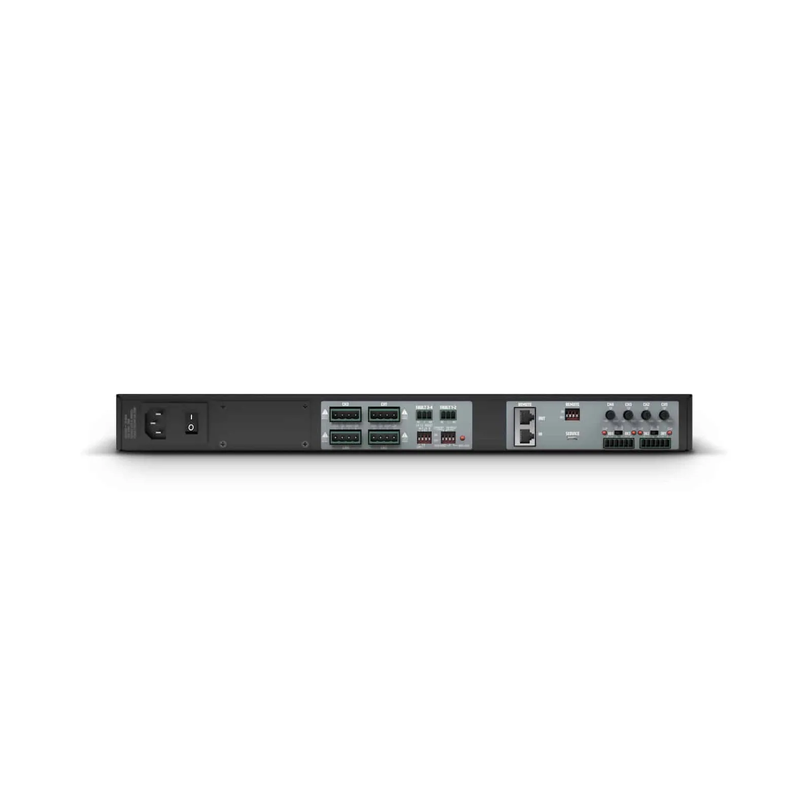 LDSYSTEMS IPA412T 4-channel DSP Installation Amplifier 4 x 120 W @ 4 Ohm / 70V/100V (4/6)