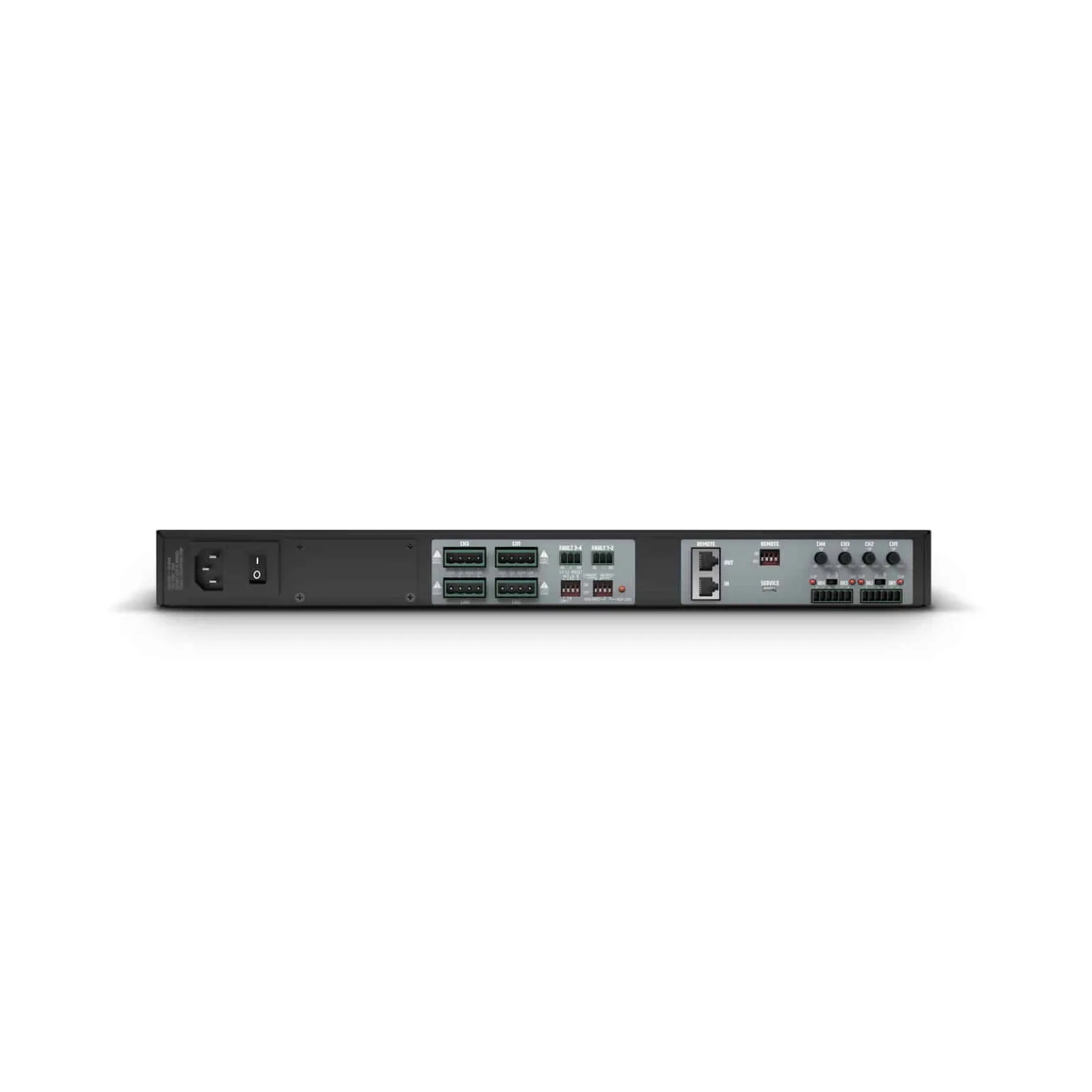 LDSYSTEMS IPA424T 4-channel DSP Installation Amplifier 4 x 240 W @ 4 Ohm / 70V/100V (4/6)