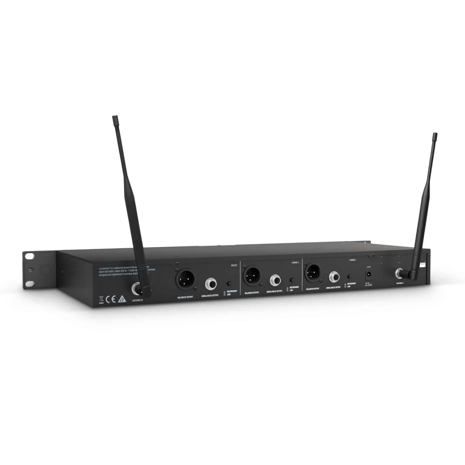 LDSYSTEMS U505BPH2 Dual - Wireless Microphone System with 2 x Bodypack and 2 x Headset - 584 - 608 MHz (3/6)