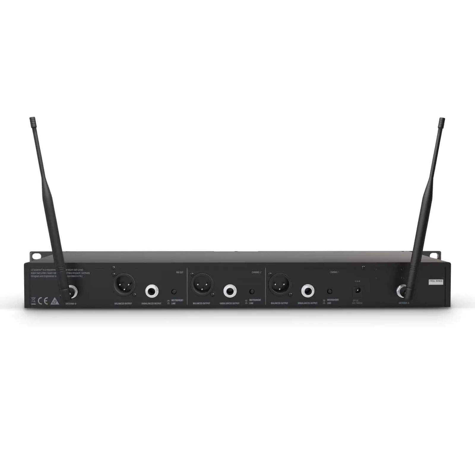 LDSYSTEMS U505BPH2 Dual - Wireless Microphone System with 2 x Bodypack and 2 x Headset - 584 - 608 MHz (5/6)