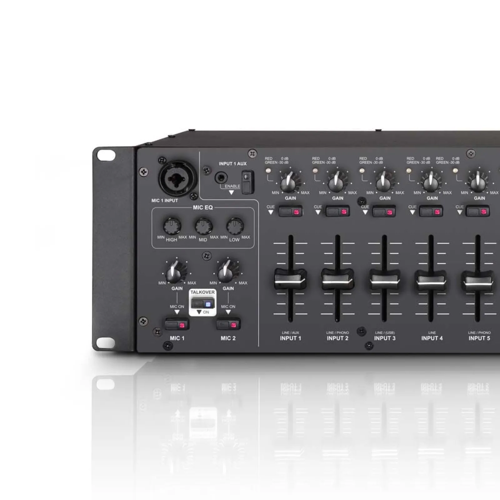 LDSYSTEMS ZONE624 19" 4-Zone Mixer 3U (6/6)