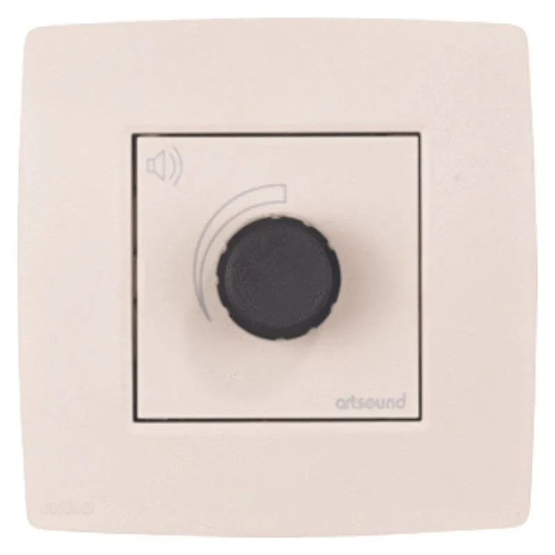 ArtSound N-VOL100V-101, Régulateur de volume "Niko" + recouvr., 100V, 40W Blanc