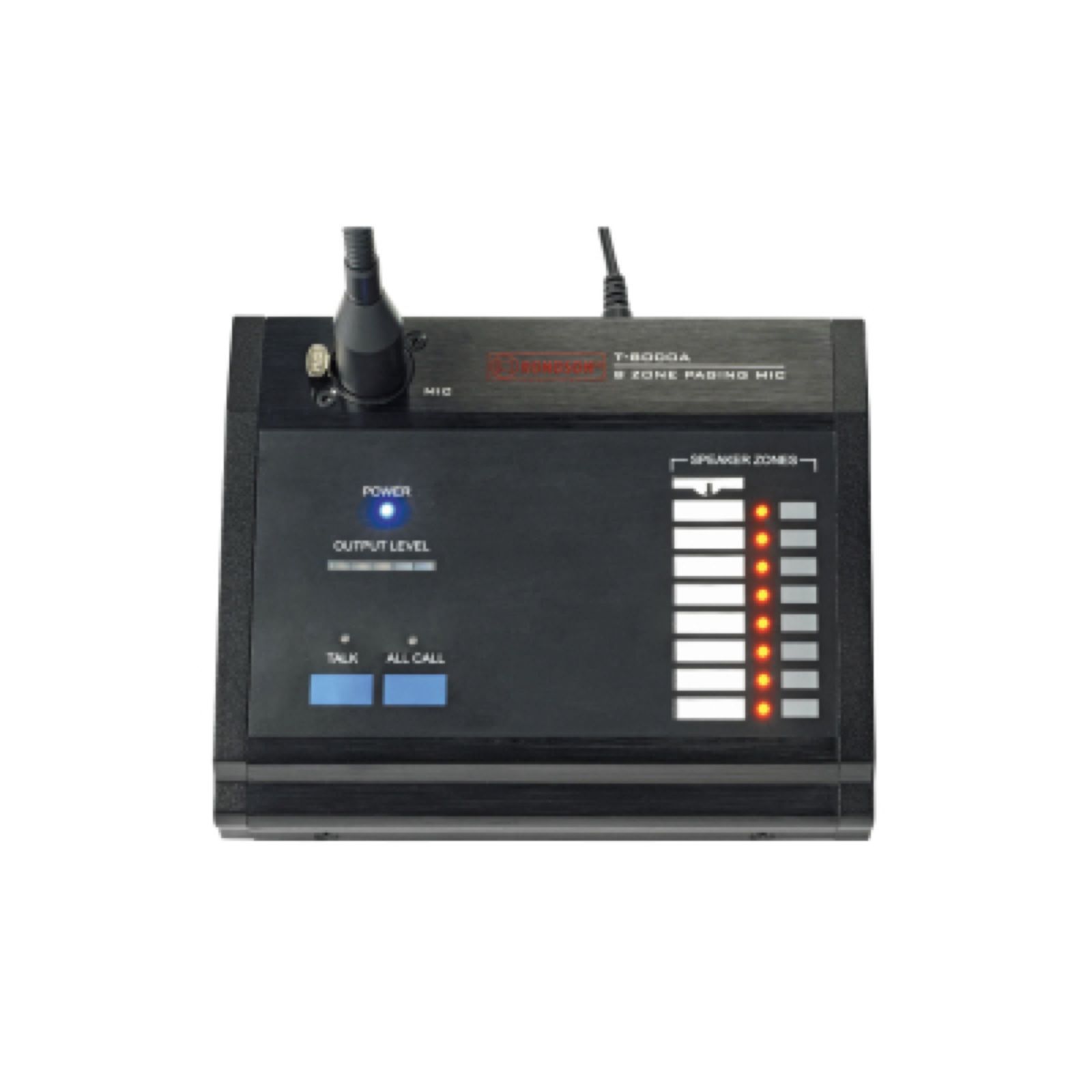 Pupitre d'appel 8 zones pour matrice T-8000 T-8000A RONDSON (2/2)