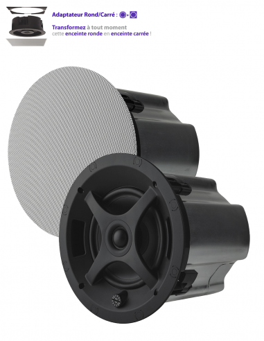 Enceinte Sonance Pro  Professional Series PRO SERIES PS-C63RT IN-CEILING SPEAKER WHITE (1 EACH)