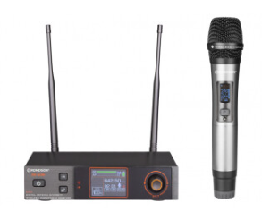 [BE-5018/H83] Ensemble UHF Diversity, demi-rack, micro émetteur main   BE-5018/H83 RONDSON