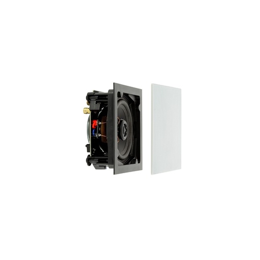[FL101BT] ArtSound FL101BT, Flat, haut-parleurs encastrables actifs Bluetooth, carré, AUX/BT  (Paire)